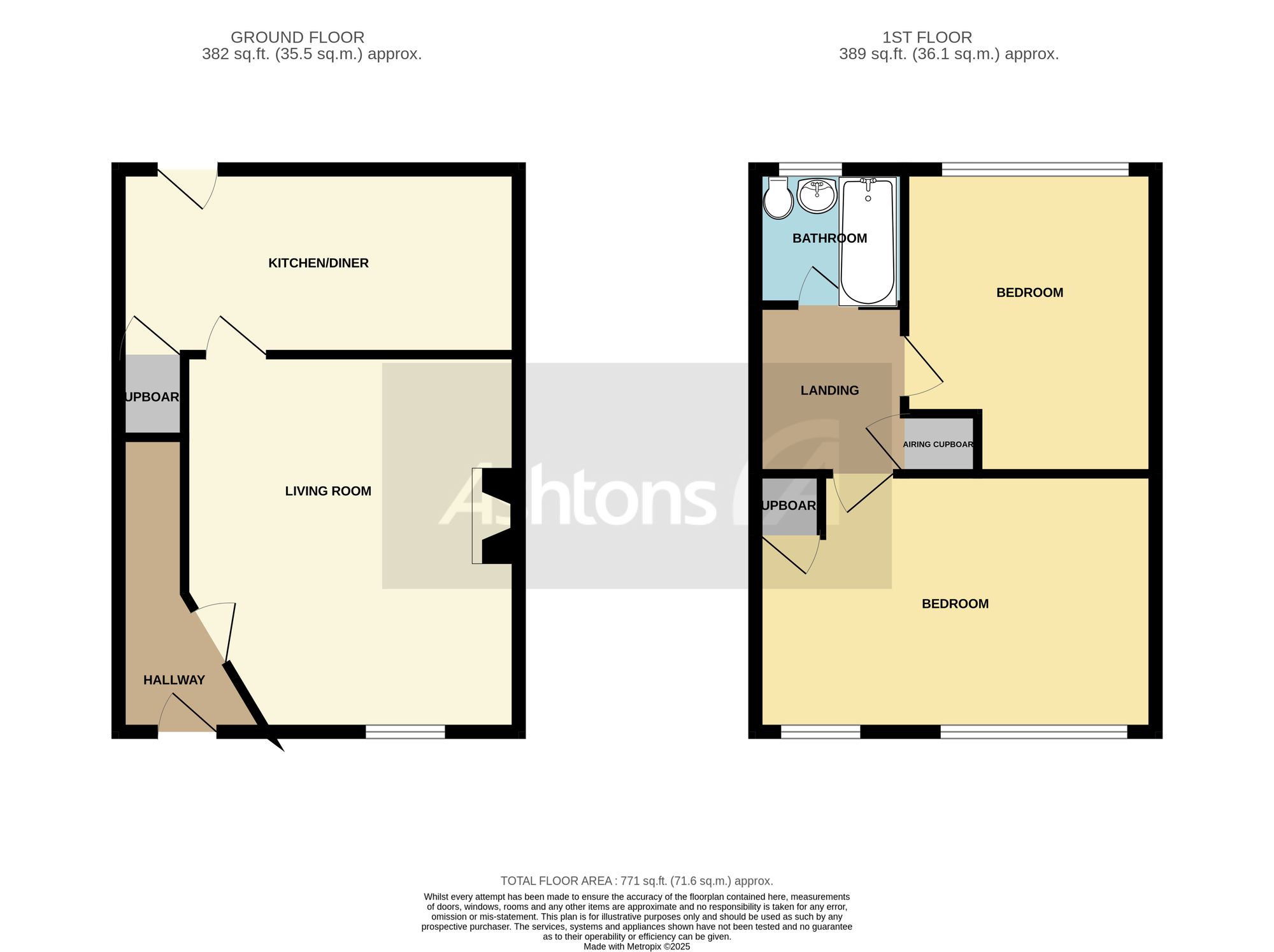 40 Ambleside Crescent, Warrington floorplan