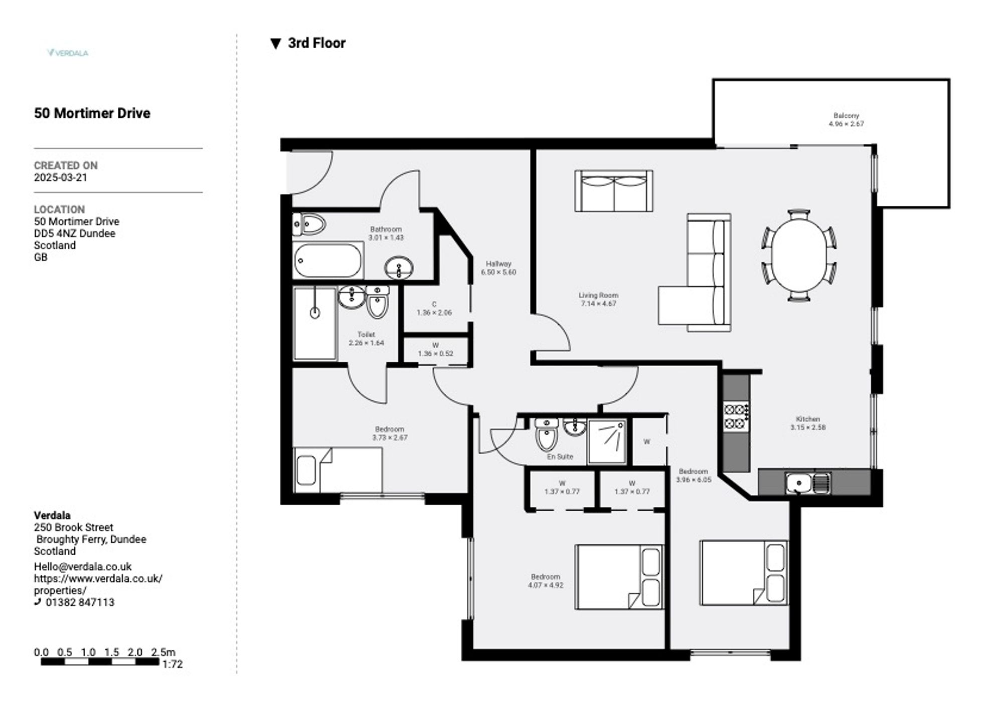 50 Mortimer Drive, Dundee floorplan