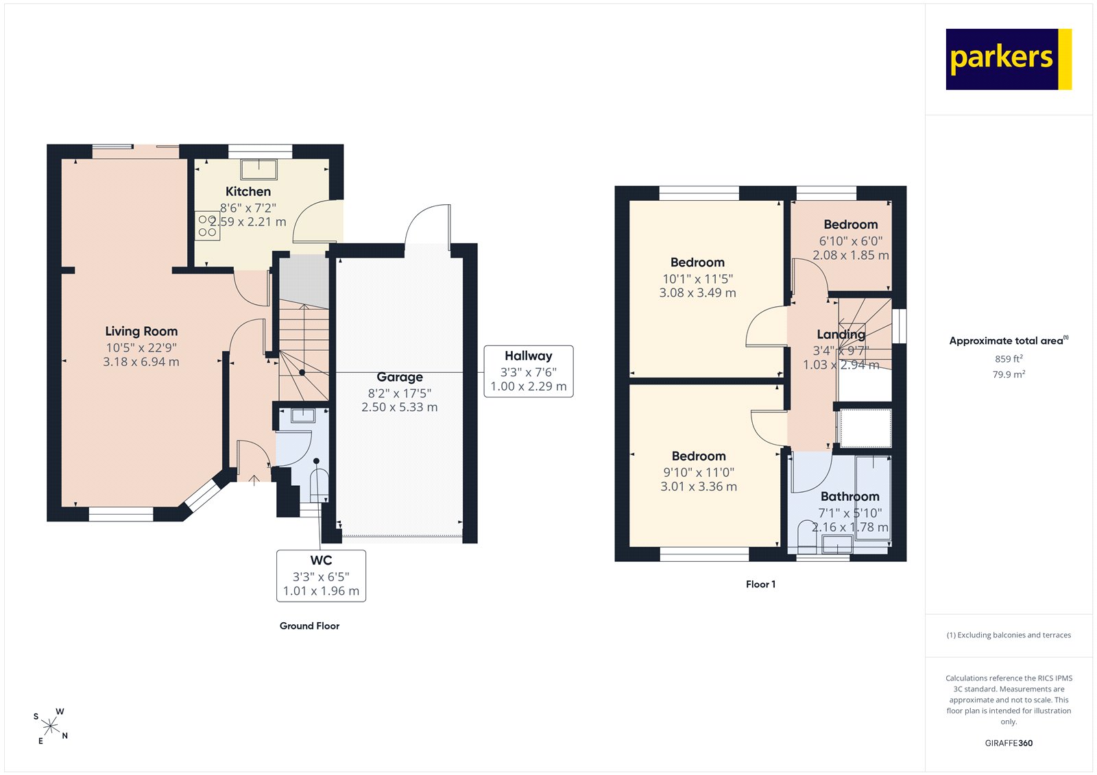 15, Woodfield Way, Reading floorplan