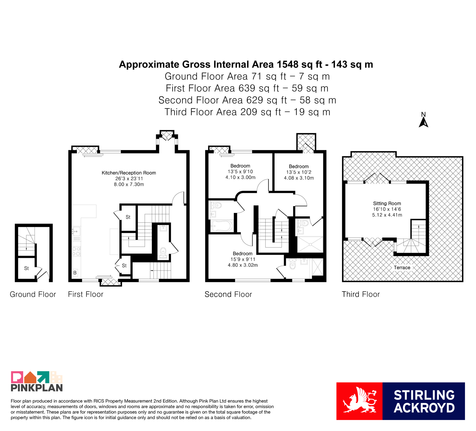 57A, Josephine Avenue, London floorplan