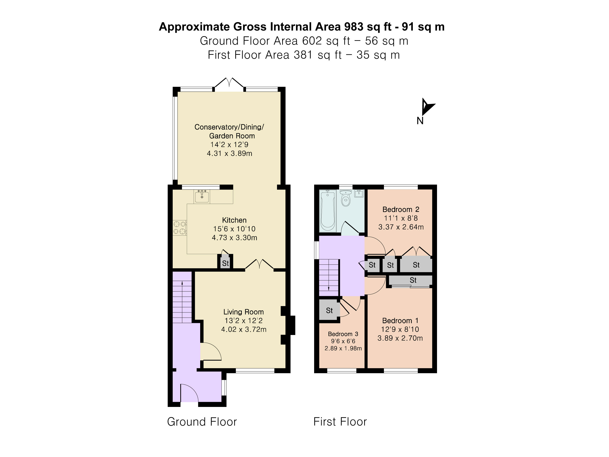 15, Orchid Vale, Newton Abbot floorplan