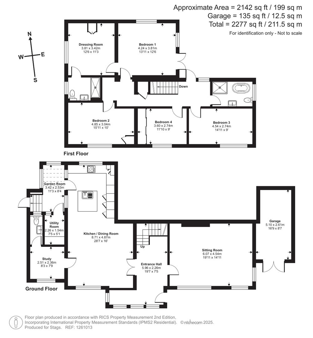 Hillside, Stoke Hill, Stoke Gabriel floorplan