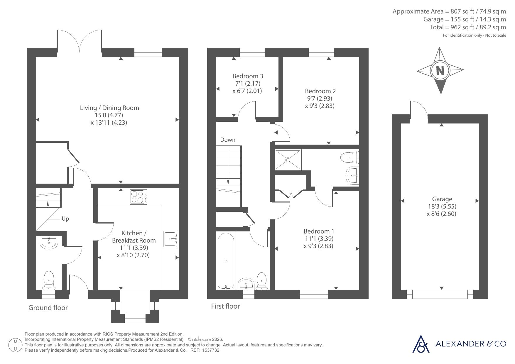 Heron Drive, Northamptonshire floorplan