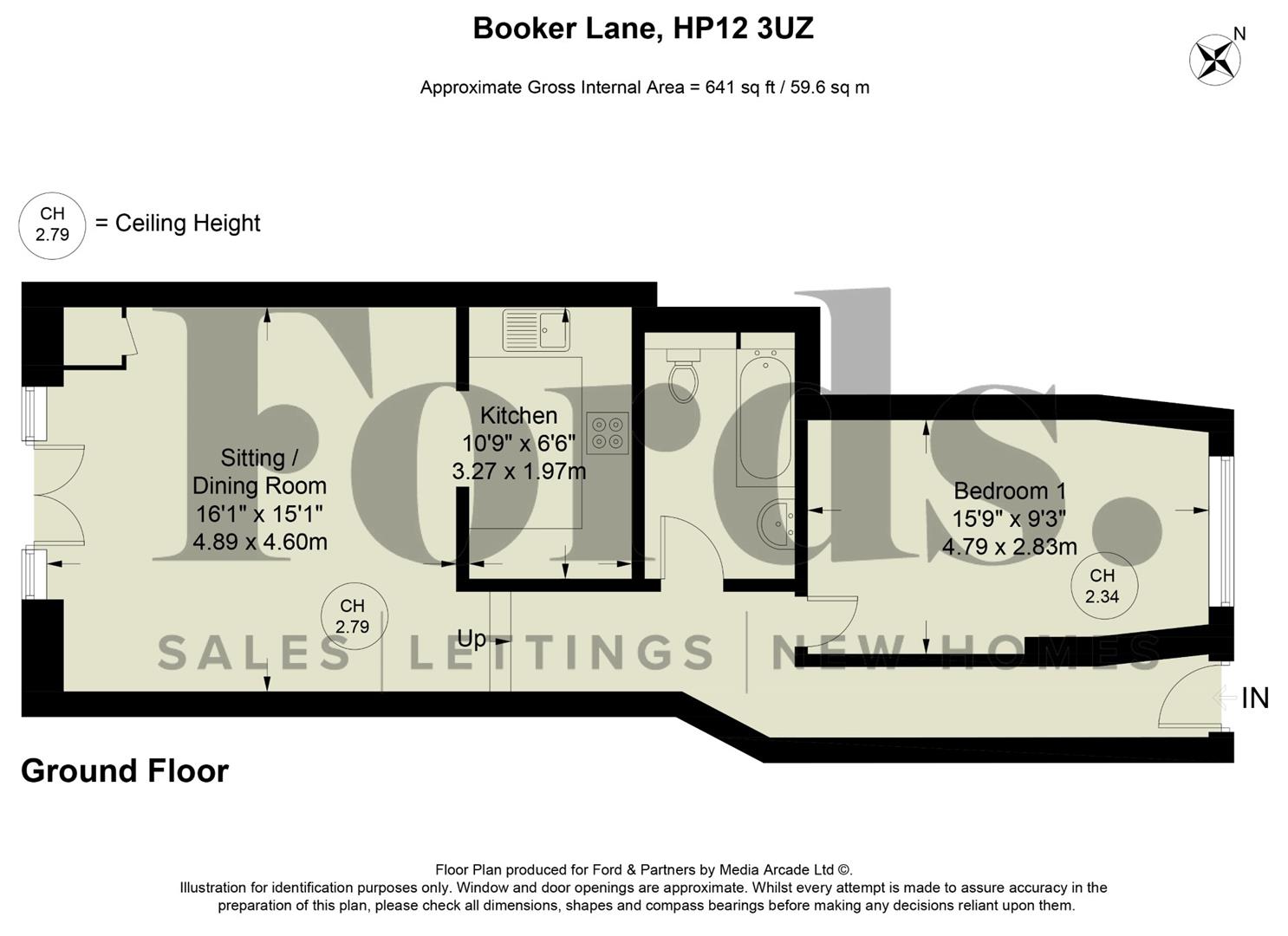Flat 2, 32, Booker Lane, High Wycombe floorplan
