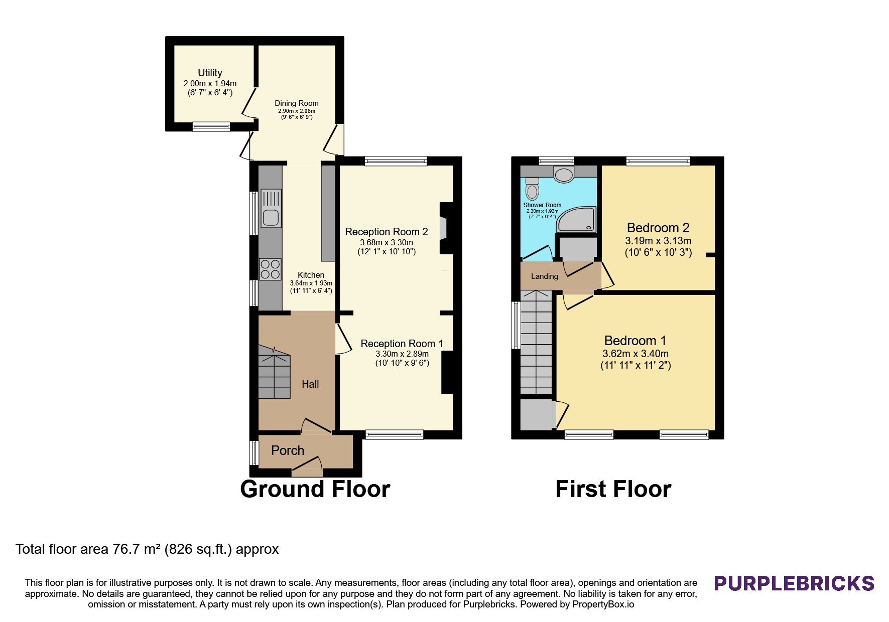 25, Gellideg, Swansea floorplan
