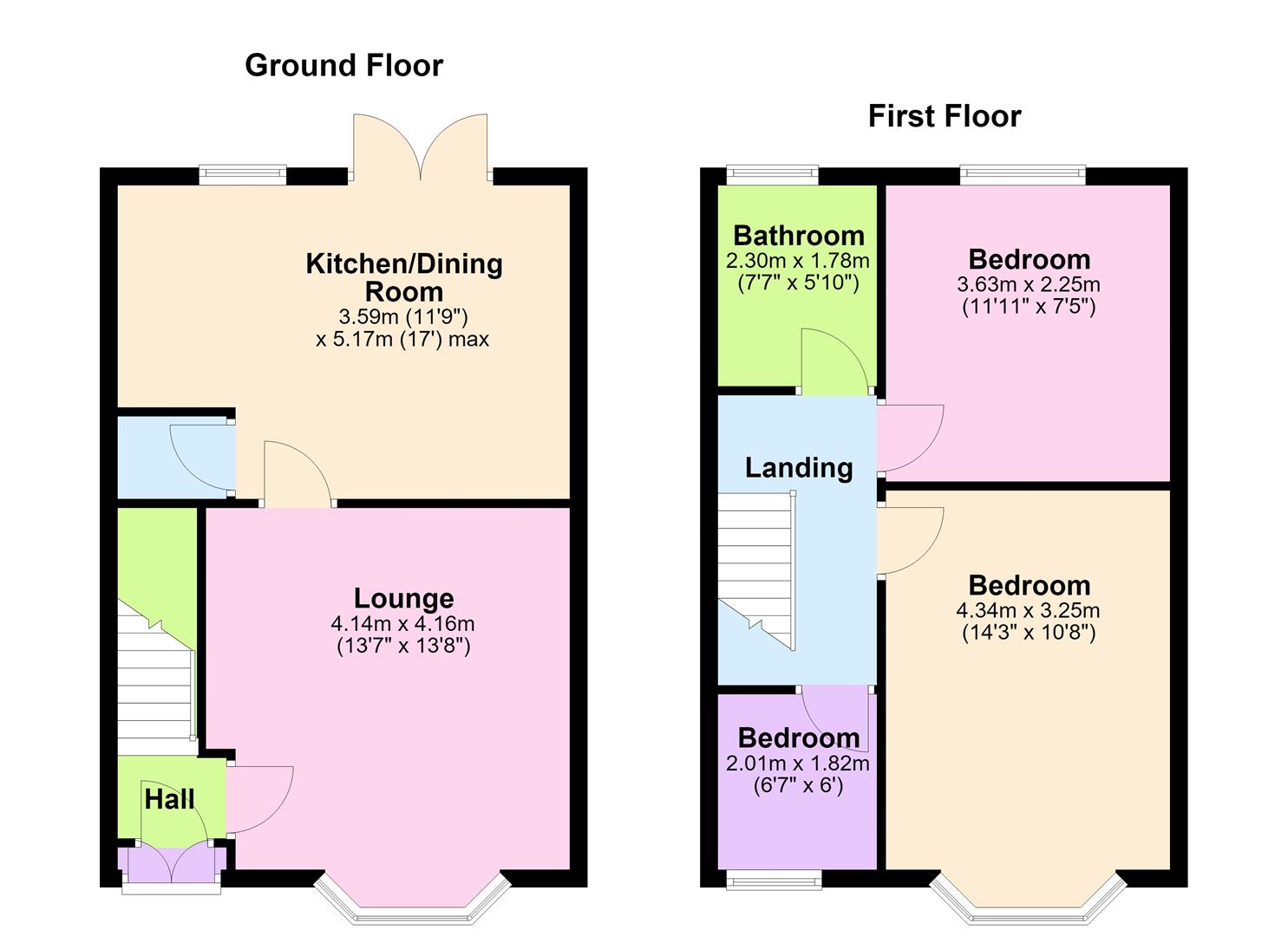 4, Sunnydale Crescent, Hinckley floorplan