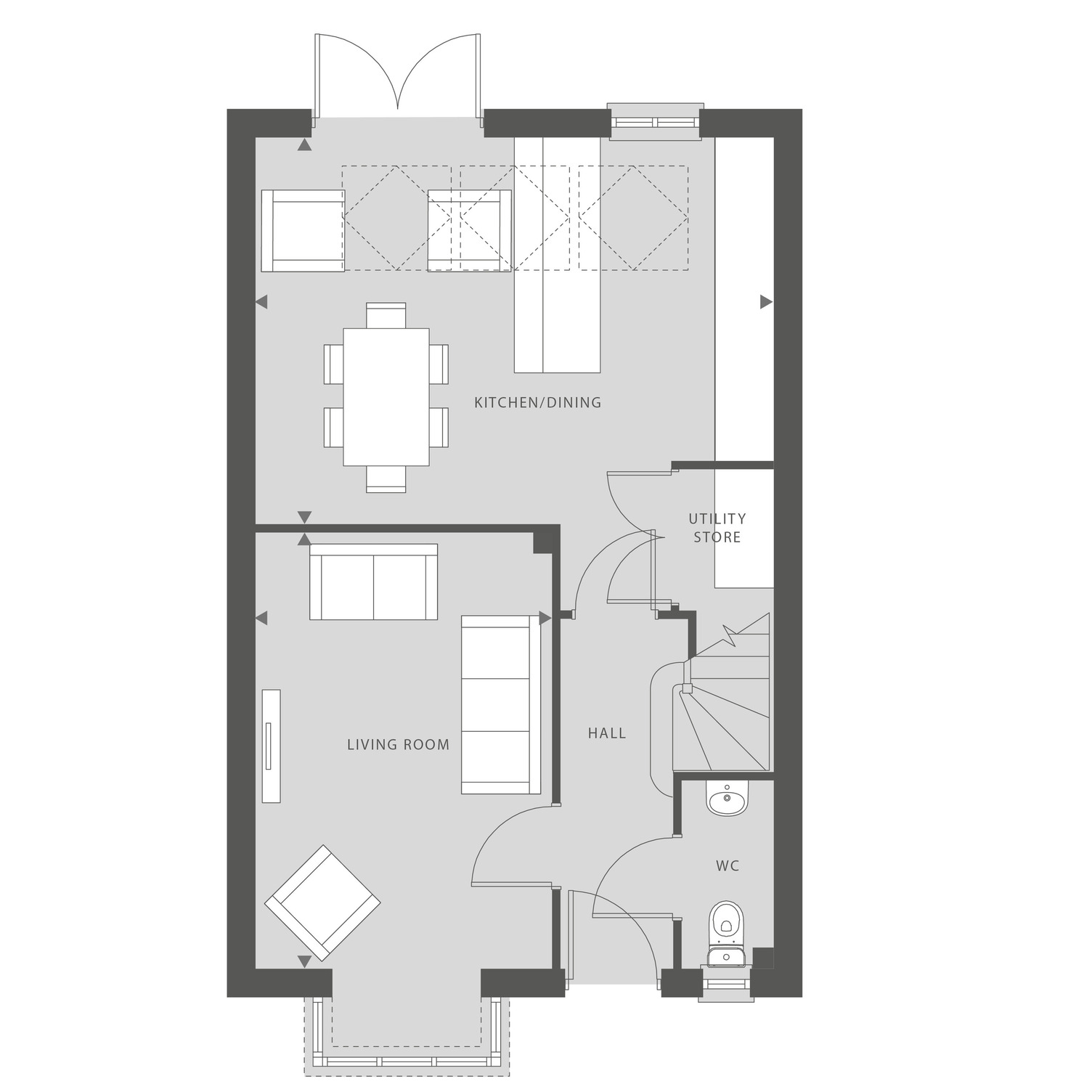 138, Barrowby Road, Grantham floorplan
