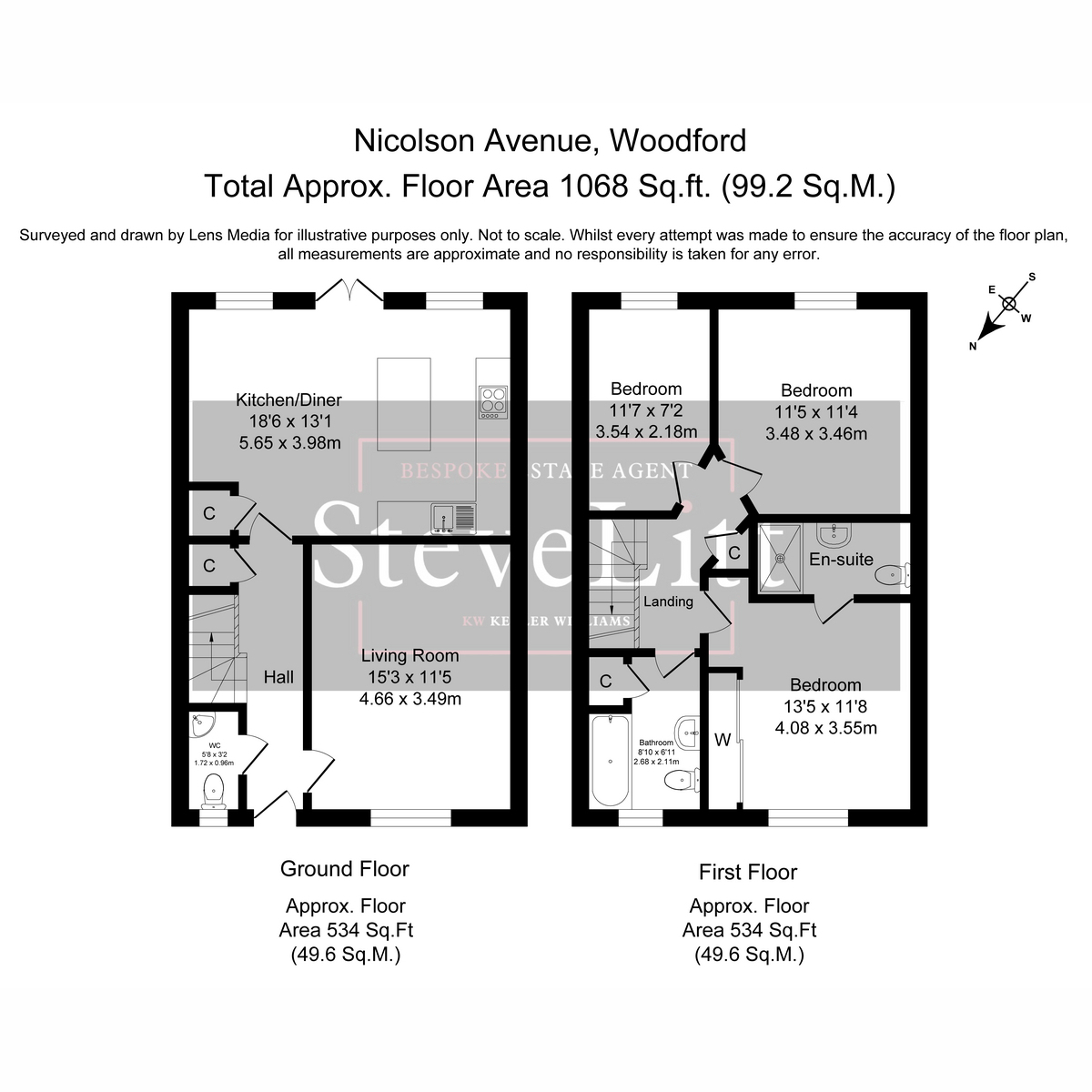 32, Nicolson Avenue, Woodford floorplan