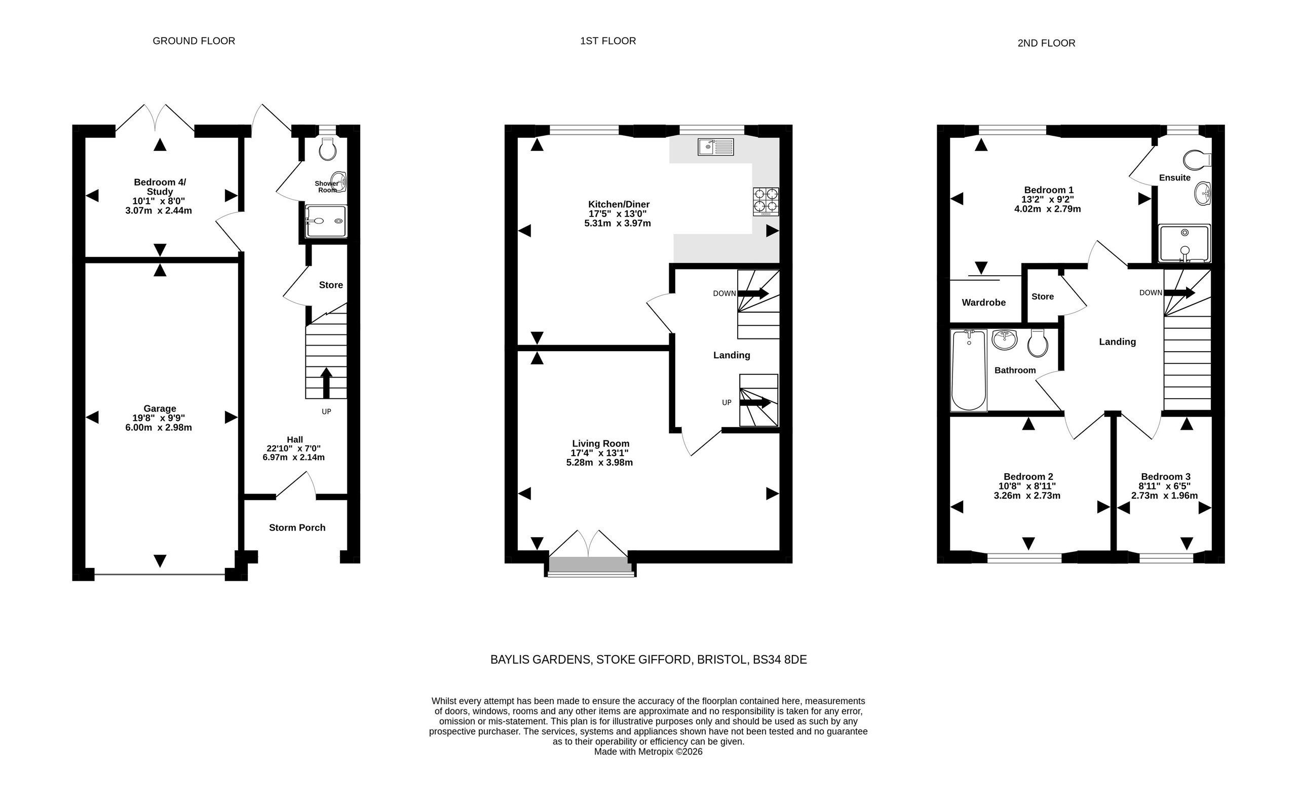 47 Baylis Gardens, Bristol floorplan