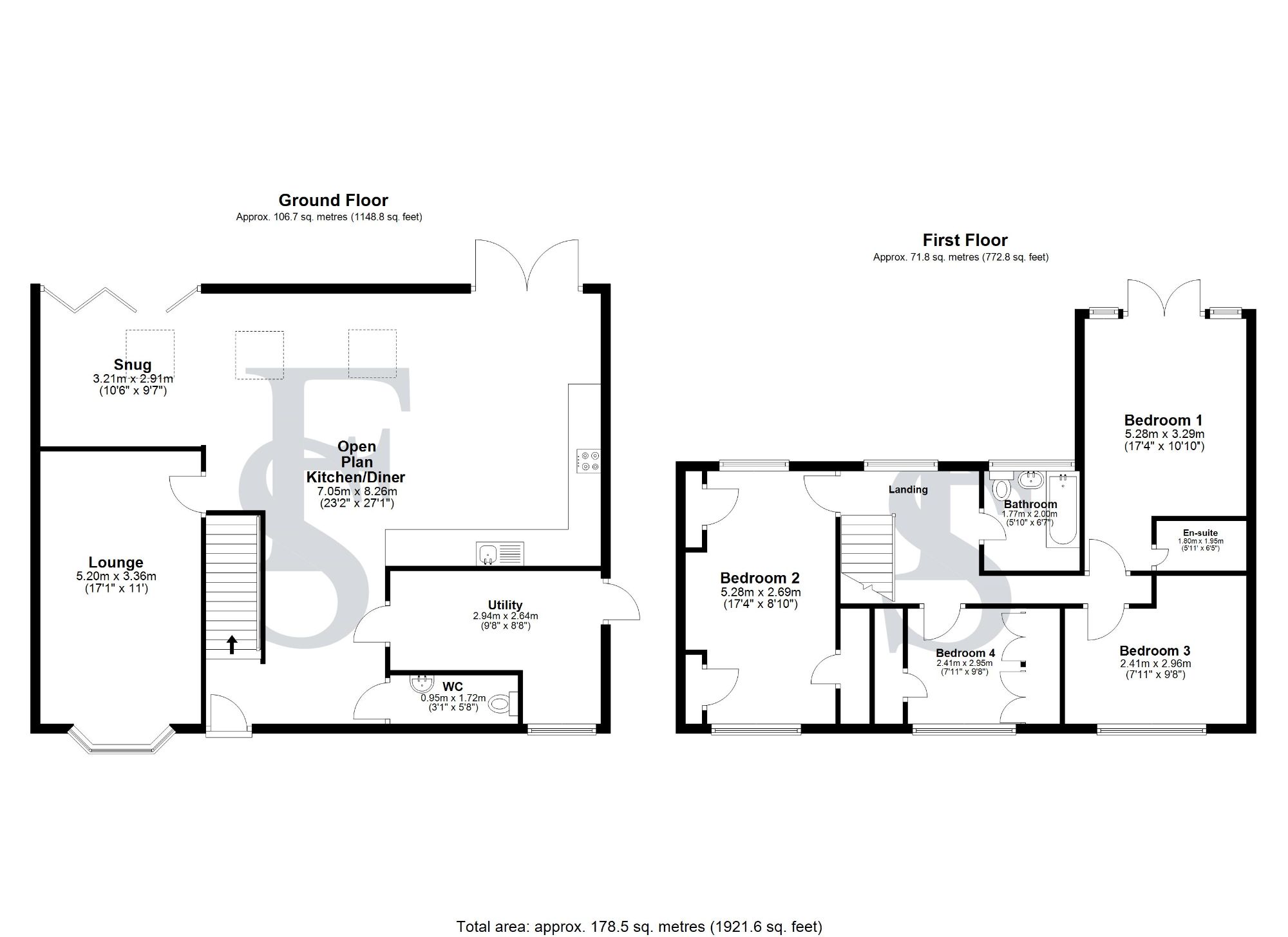 22 Aisne Road, Wigston floorplan