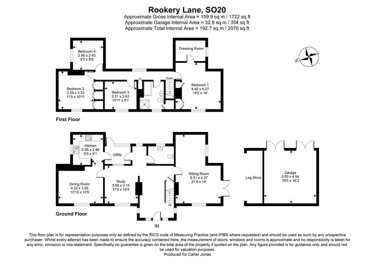 Hayters,, Rookery Lane, Stockbridge floorplan