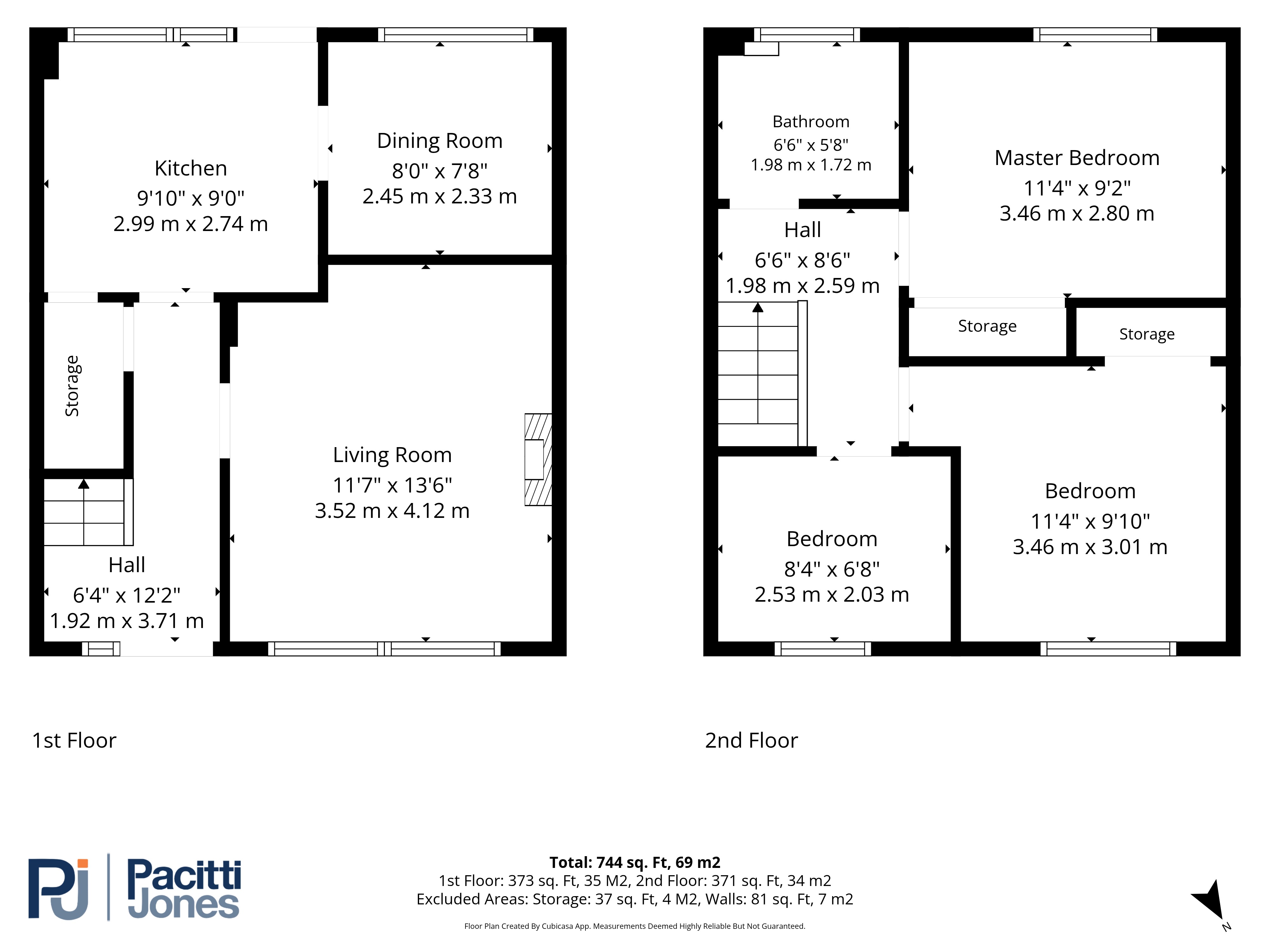 77 Carrick Court, Stirling floorplan