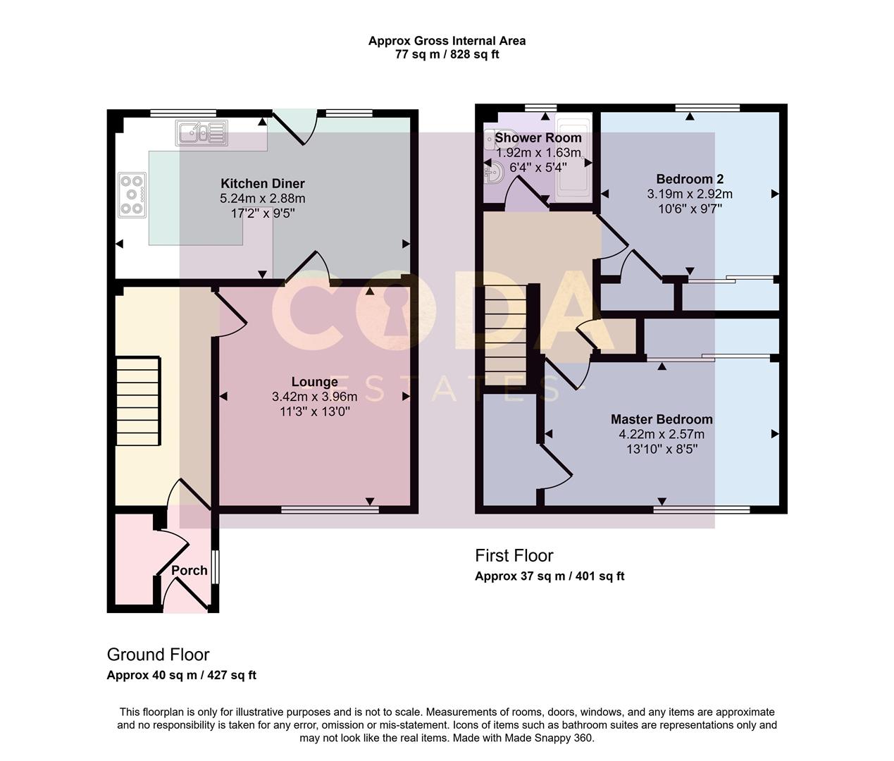 9, Mclaren Crescent, GLASGOW floorplan