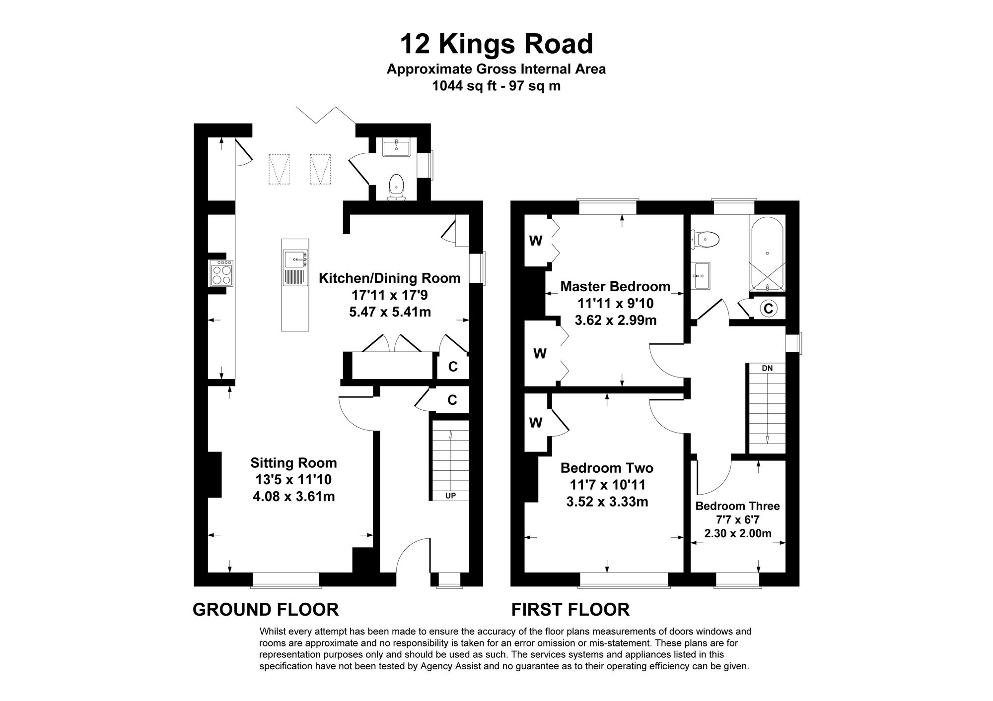 12 Kings Road, Eastleigh floorplan