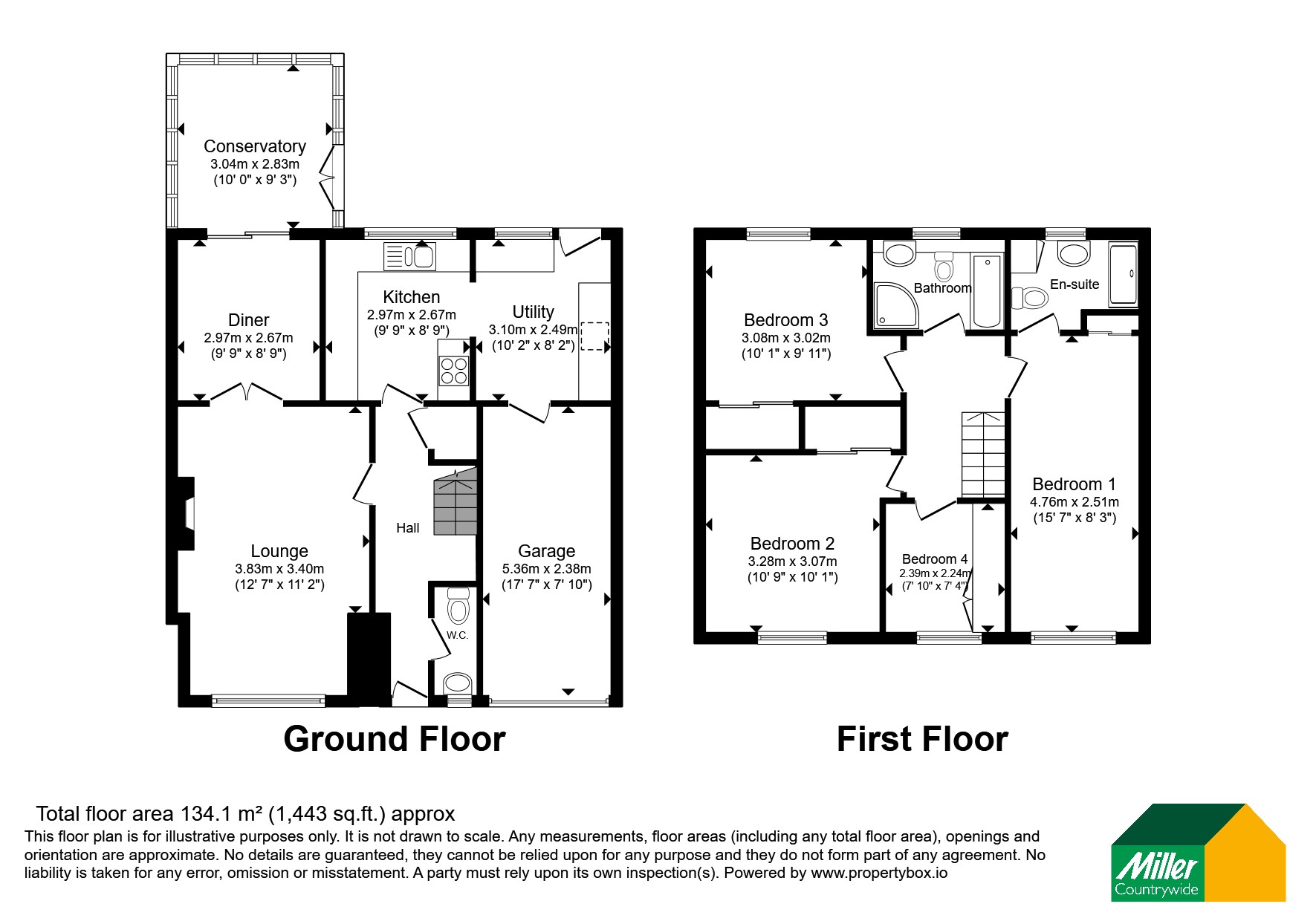 36, Tregease Road, Cornwall floorplan