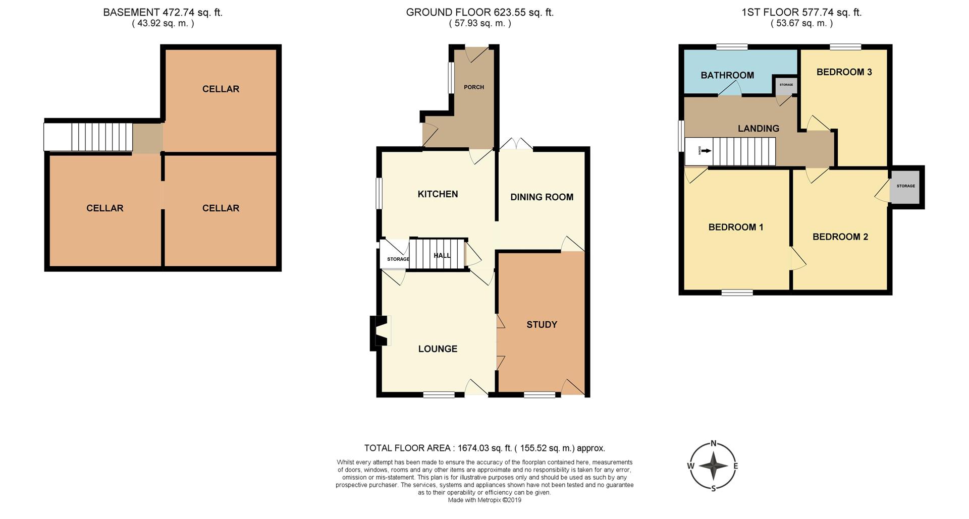 3 Bedrooms Semi-detached house for sale in The Square, Tillingham, Southminster CM0