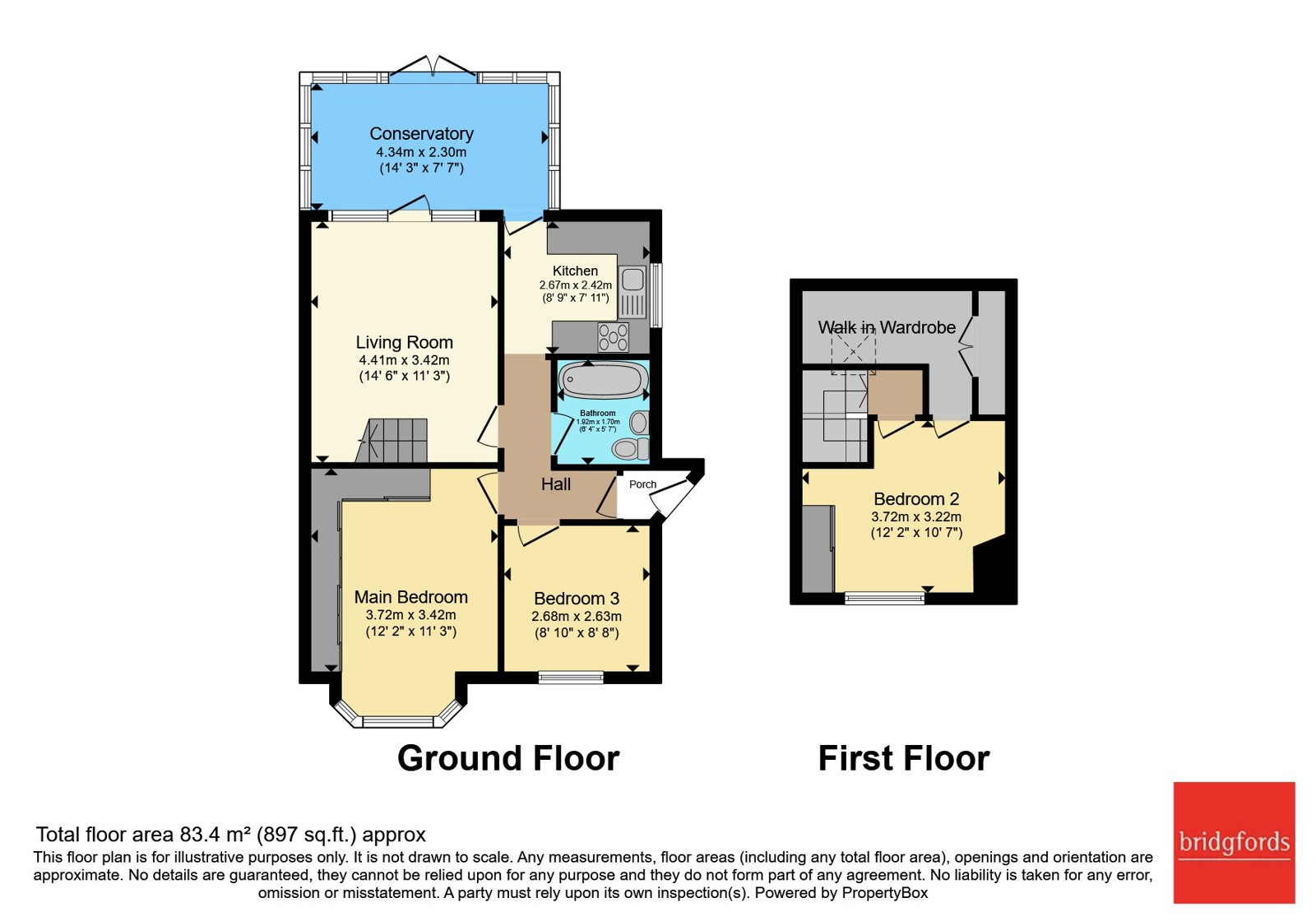 11, Walnut Close, Swinton floorplan