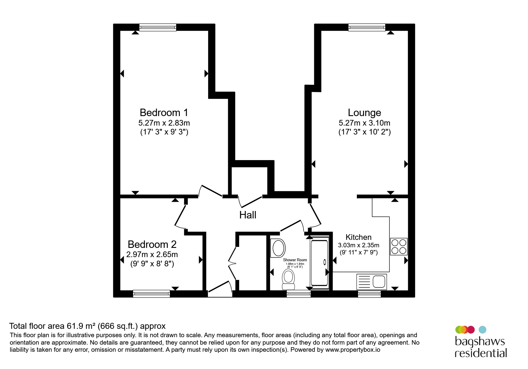 34, Battersea Park Way, Derby floorplan