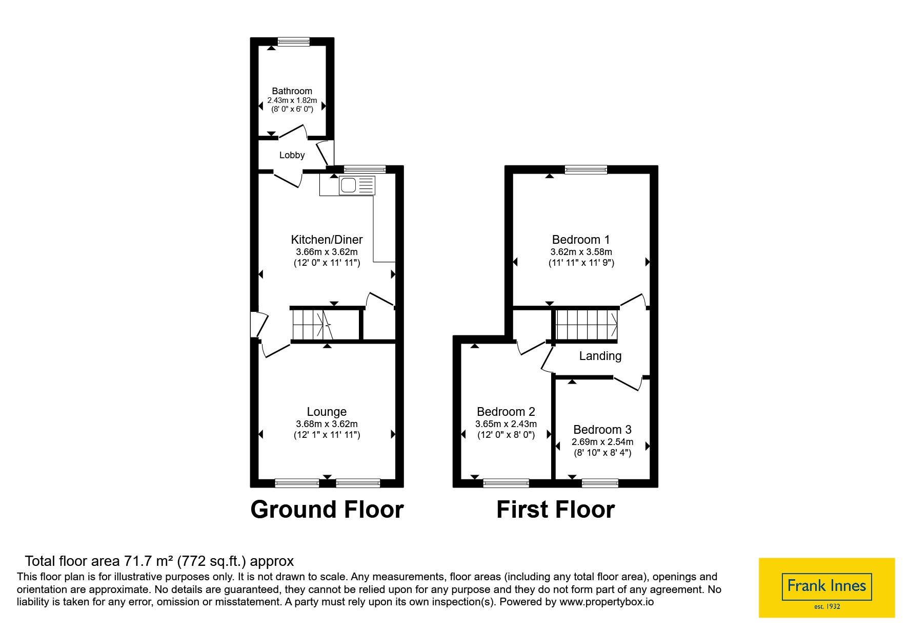 16, College Street, Nottingham floorplan