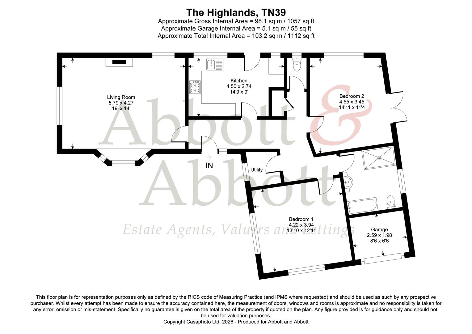 1, The Highlands, Bexhill-on-Sea floorplan