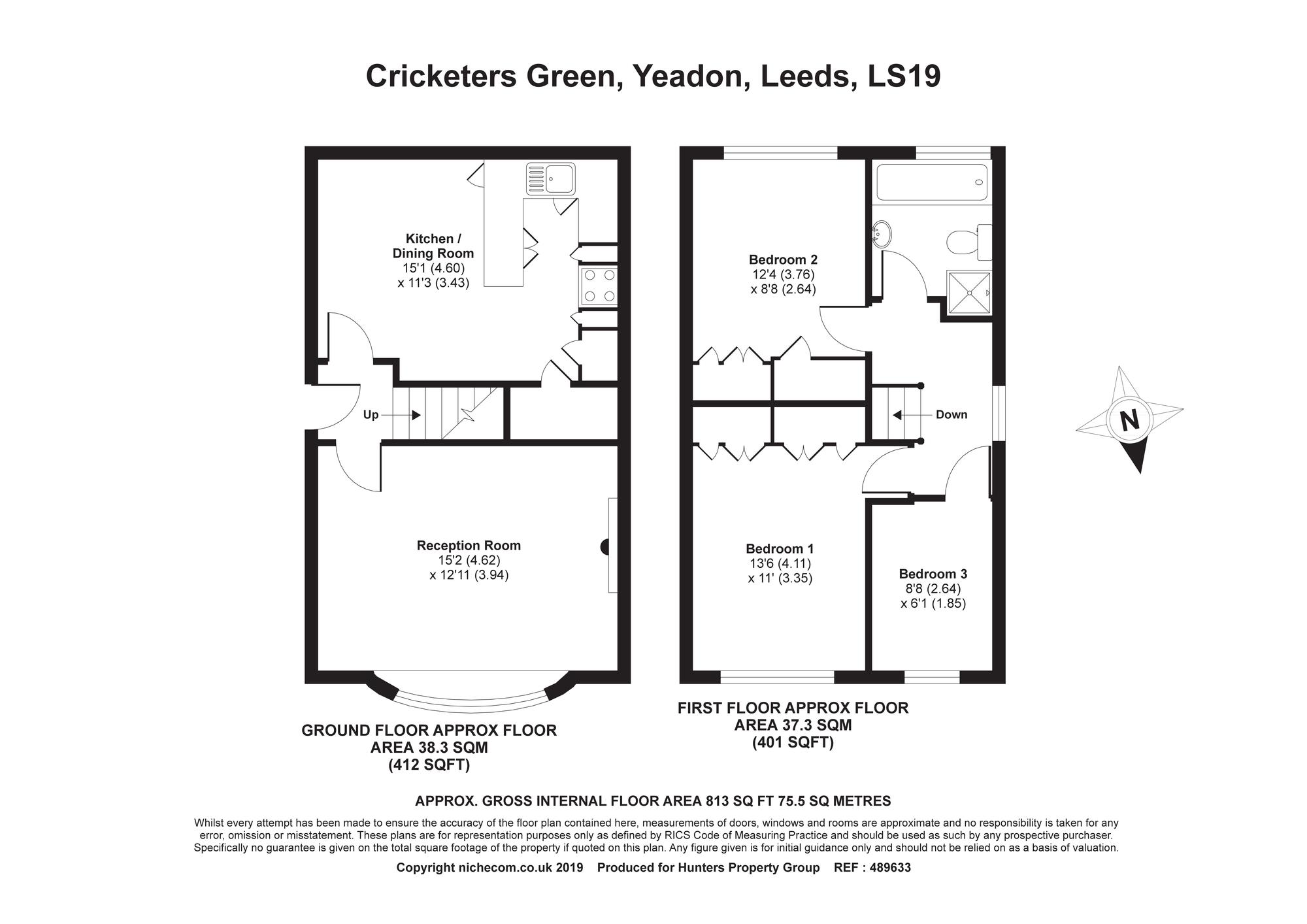 3 Bedrooms Detached house for sale in Cricketers Green, Yeadon, Leeds LS19