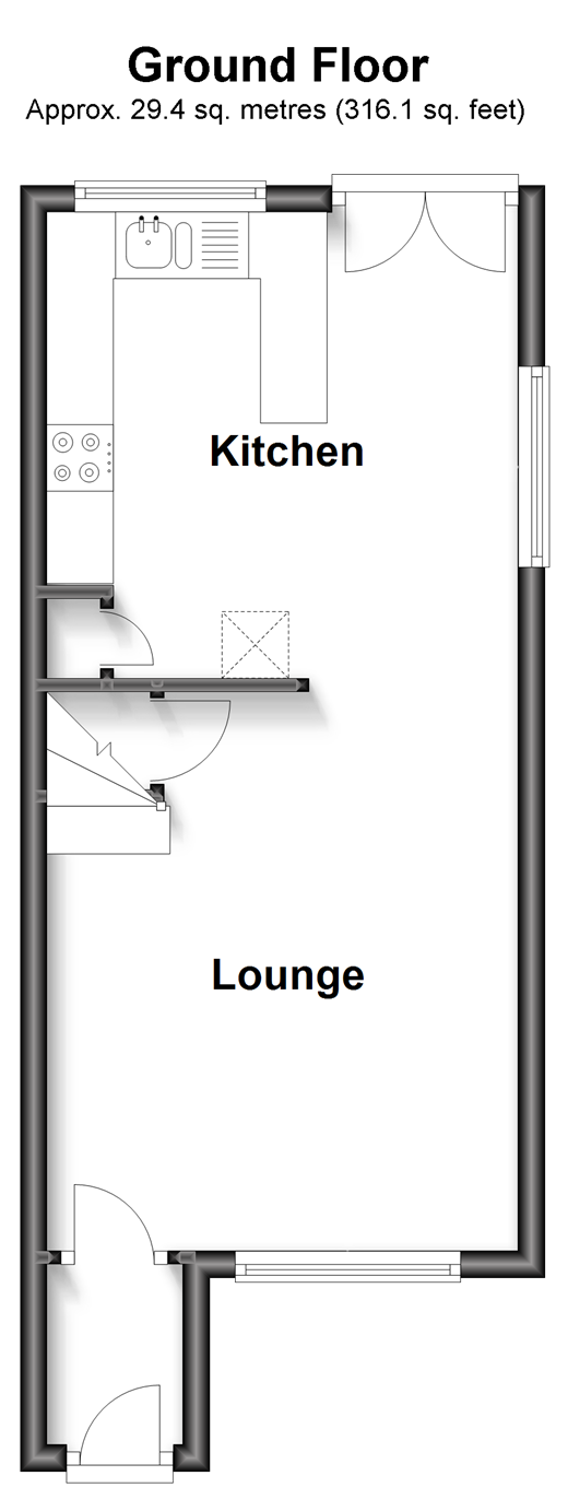Timber Mill, Southwater, Horsham, West Sussex RH13, 2 bedroom end terrace house for sale