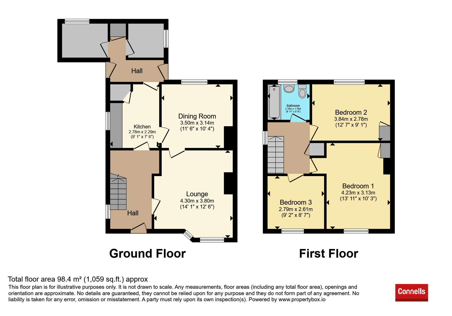 41, Wingate Avenue, Yeovil floorplan