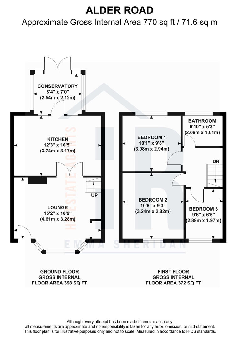 18, Alder Road, Coventry floorplan