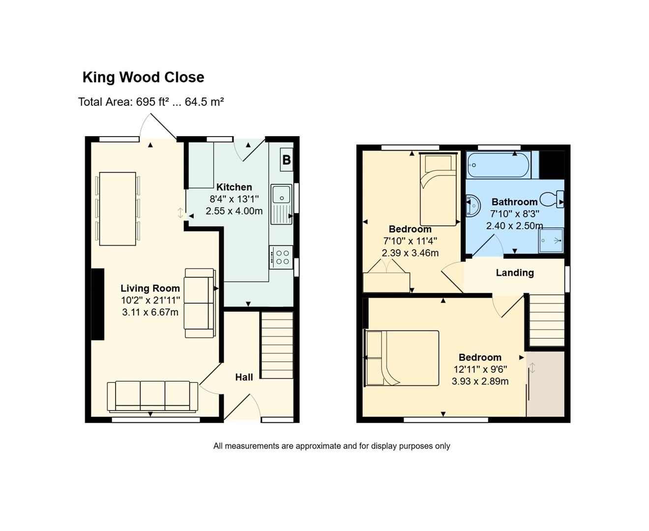 15, King Wood Close, Cardiff floorplan