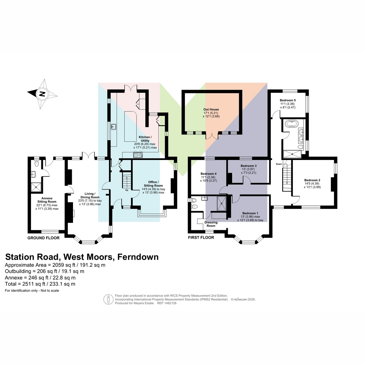 276, Station Road, Ferndown floorplan