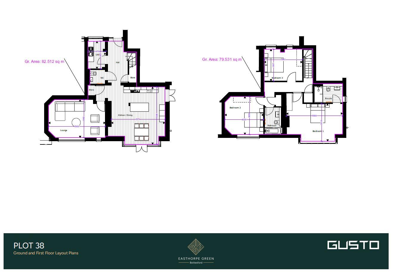 3B, Lodge Court,, Green Lane, Easthorpe floorplan