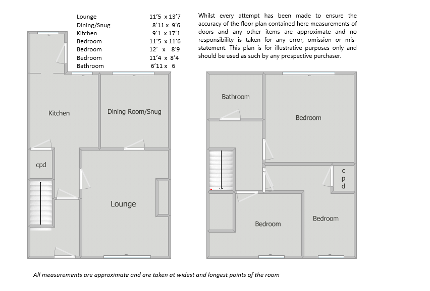 44, Rosebank Crescent, Lockerbie floorplan