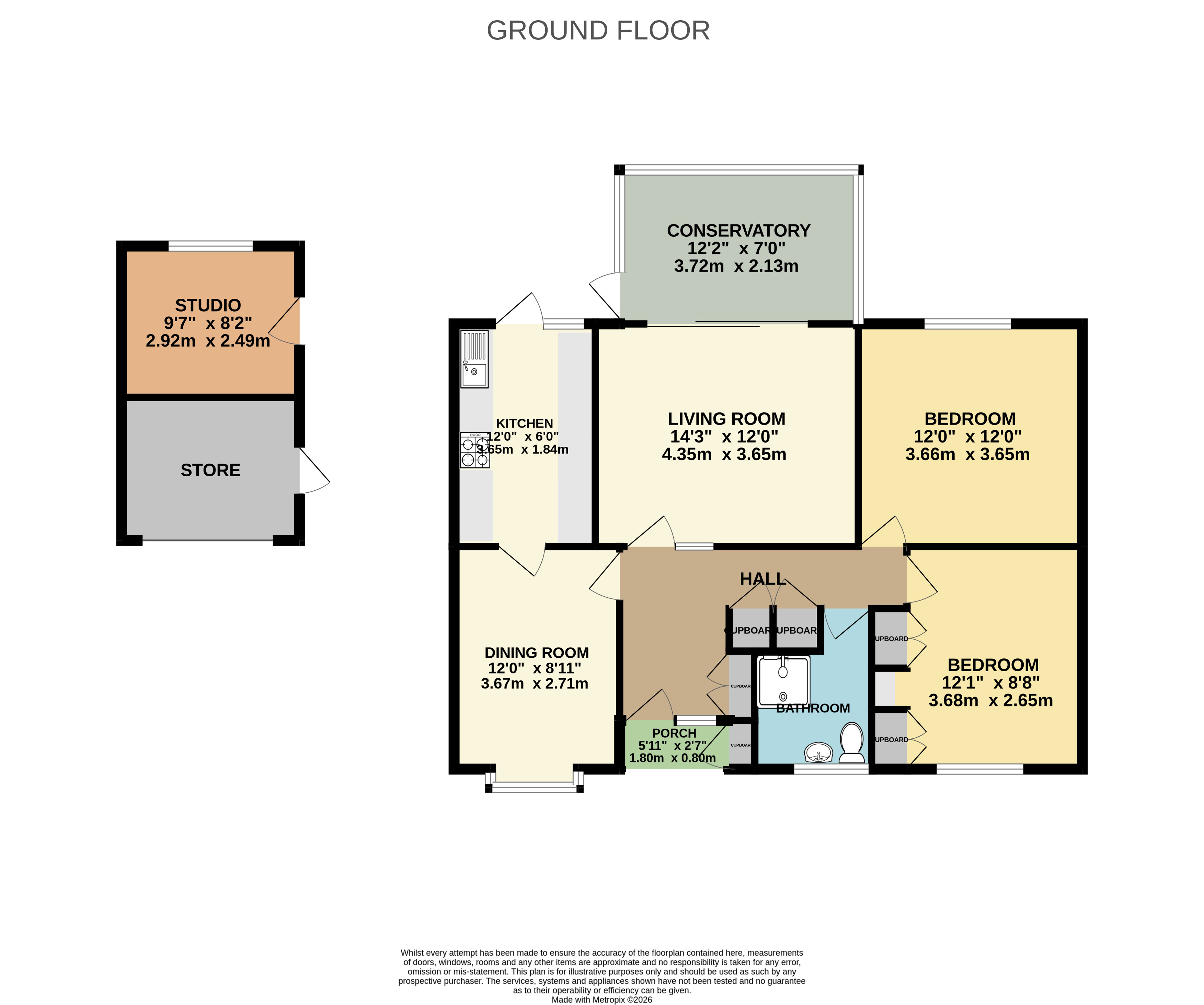 41, Govers Meadow, Colyton floorplan