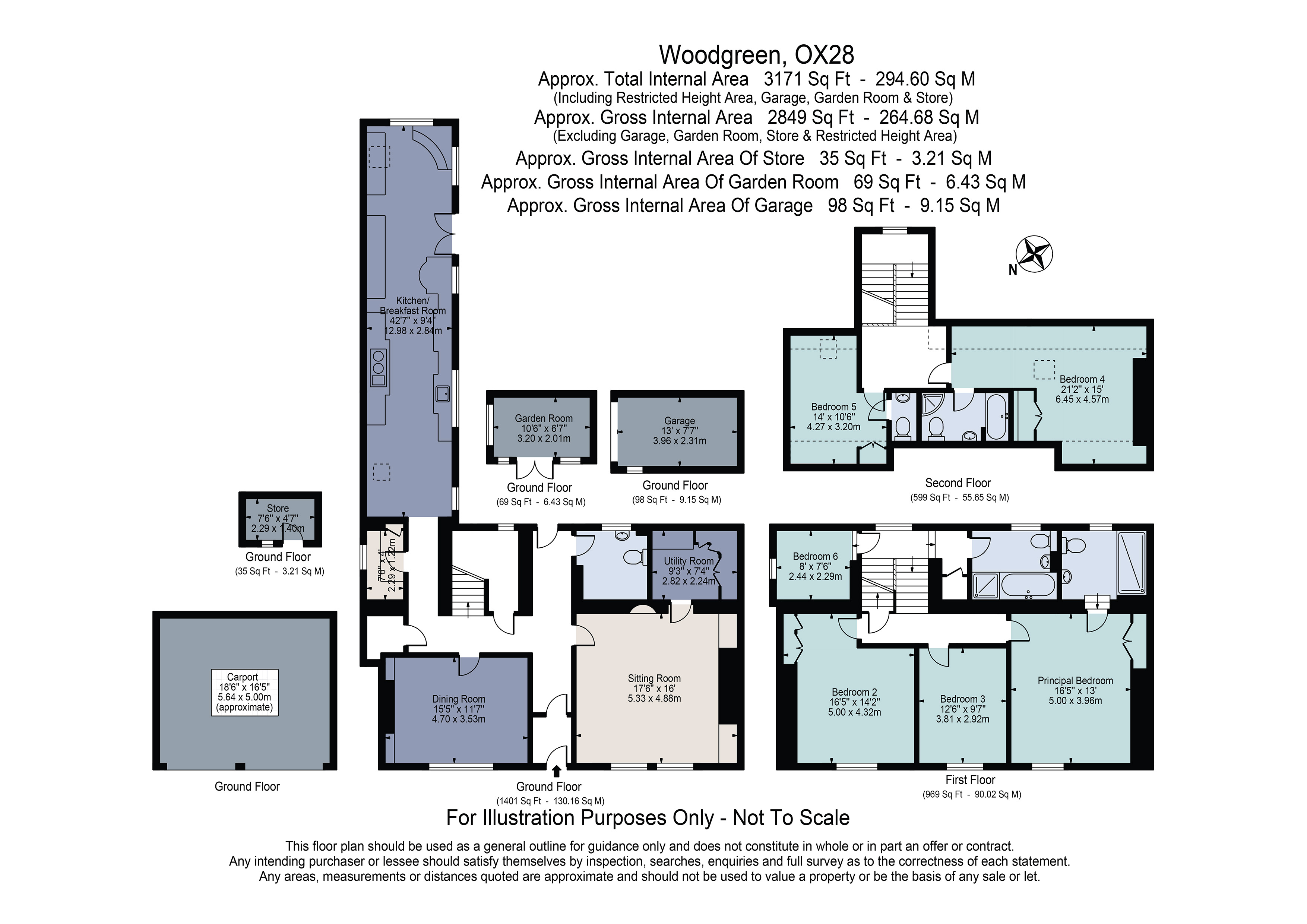Woodgreen Cottage, 43, Woodgreen, Oxfordshire floorplan