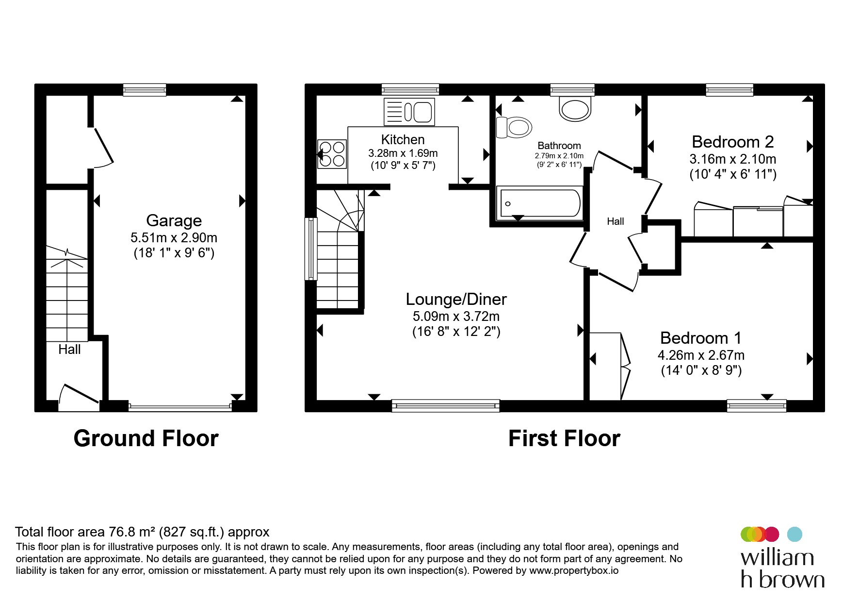 42, Mendip Way, Stevenage floorplan
