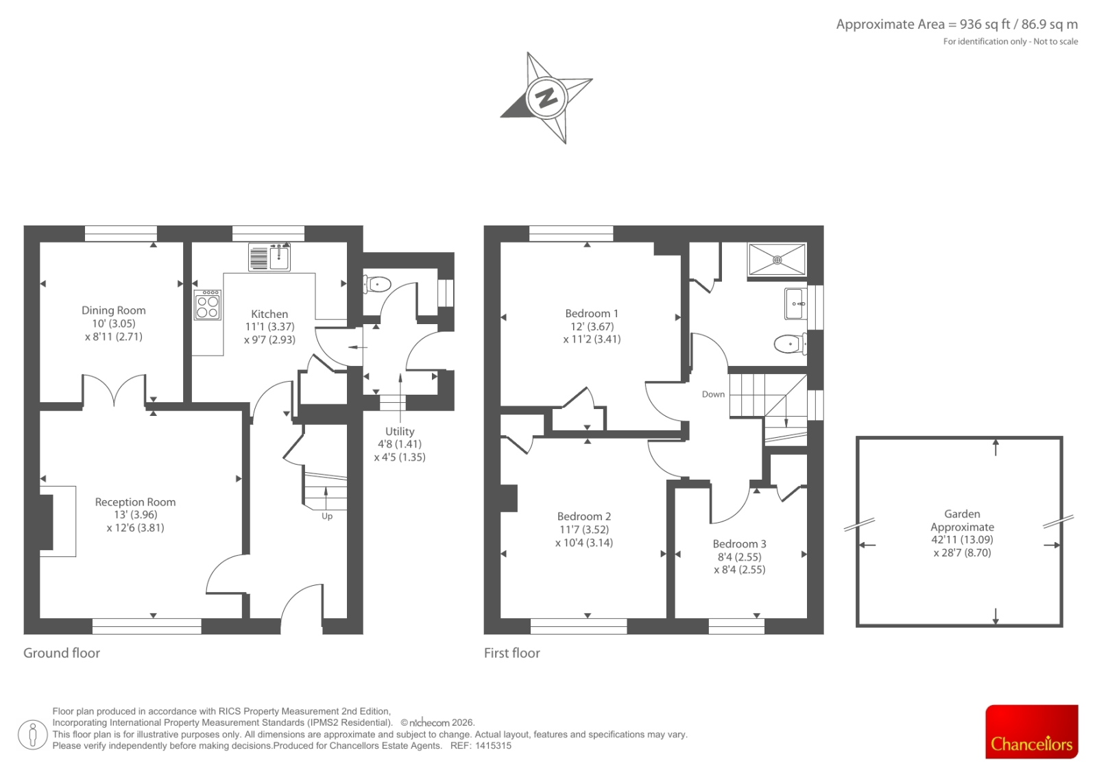 15, Stainfield Road, Oxford floorplan