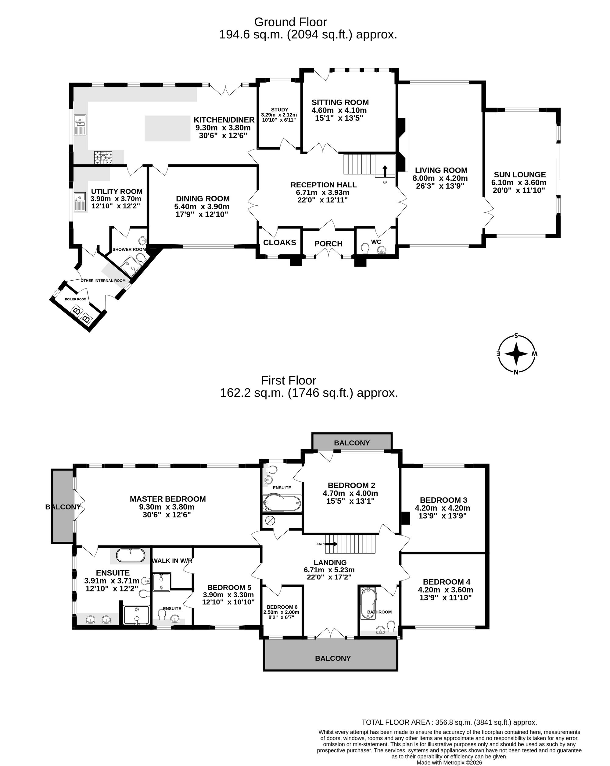 Shays House Shays Lane, Tarporley floorplan