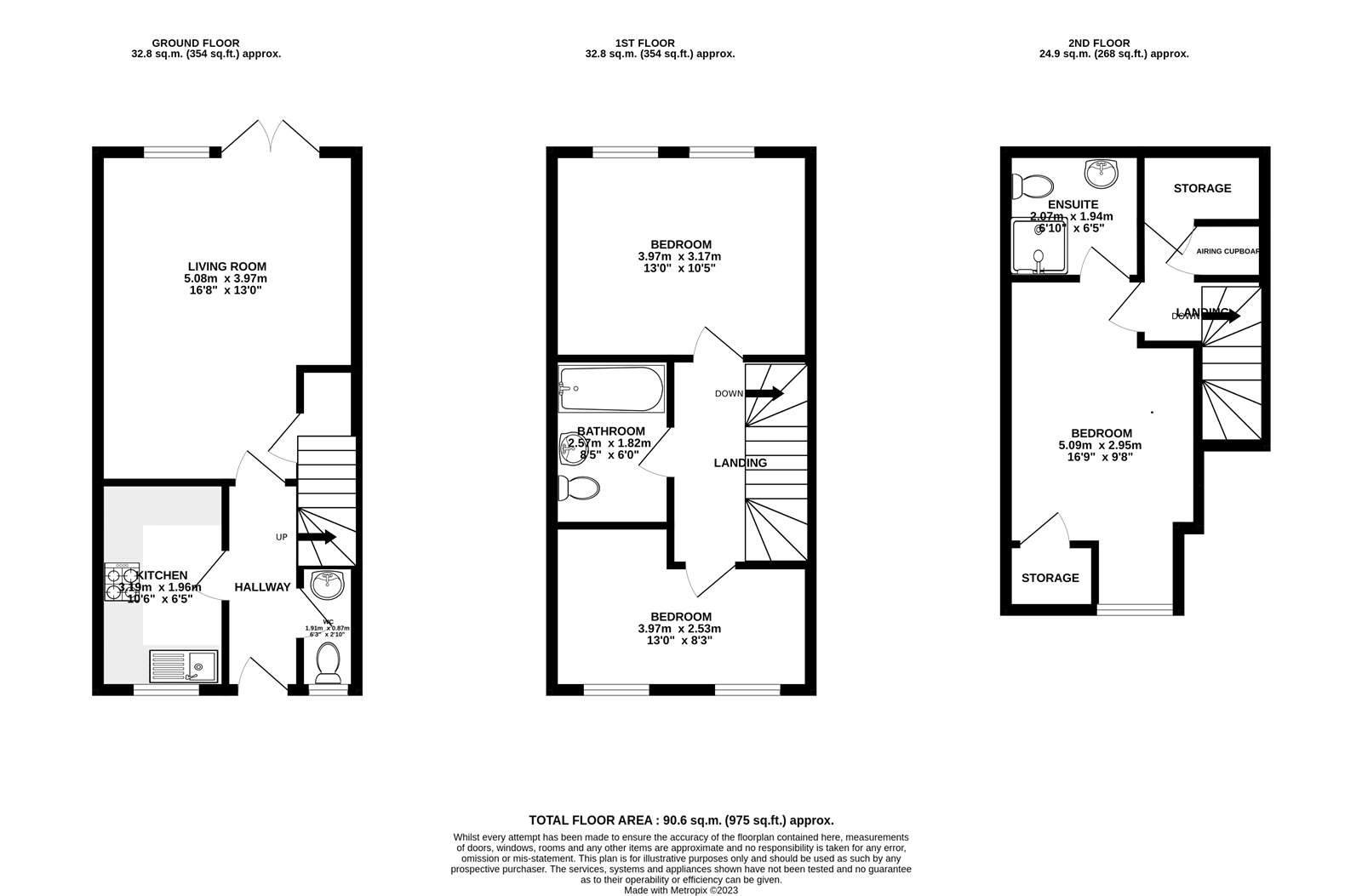 Squirrels Close, Swanley, Kent BR8, 3 bedroom terraced house for sale