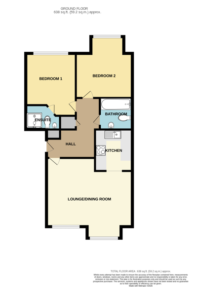 60, Buttermere Close, Melton Mowbray floorplan