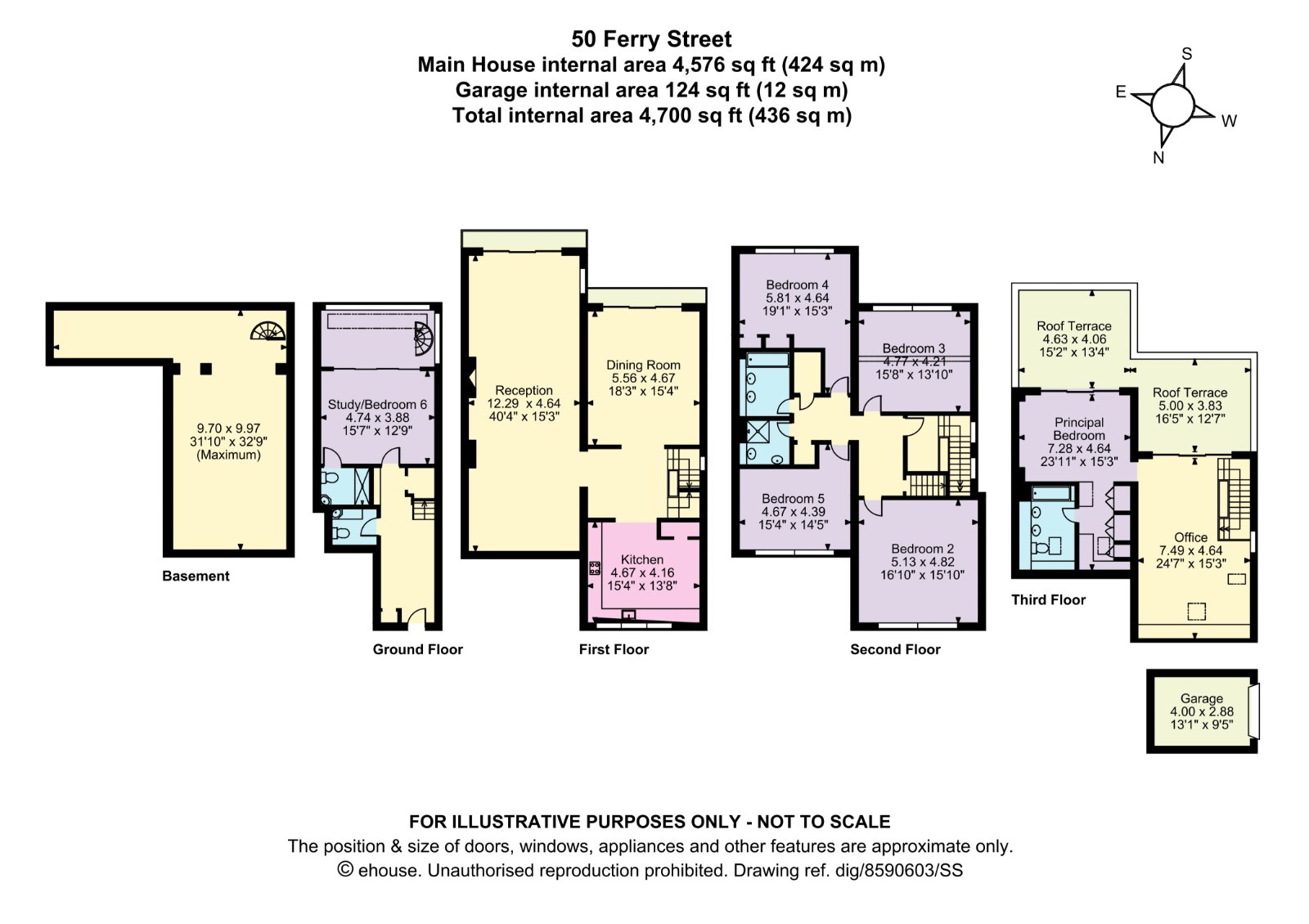 50, Ferry Street, Canary Wharf floorplan
