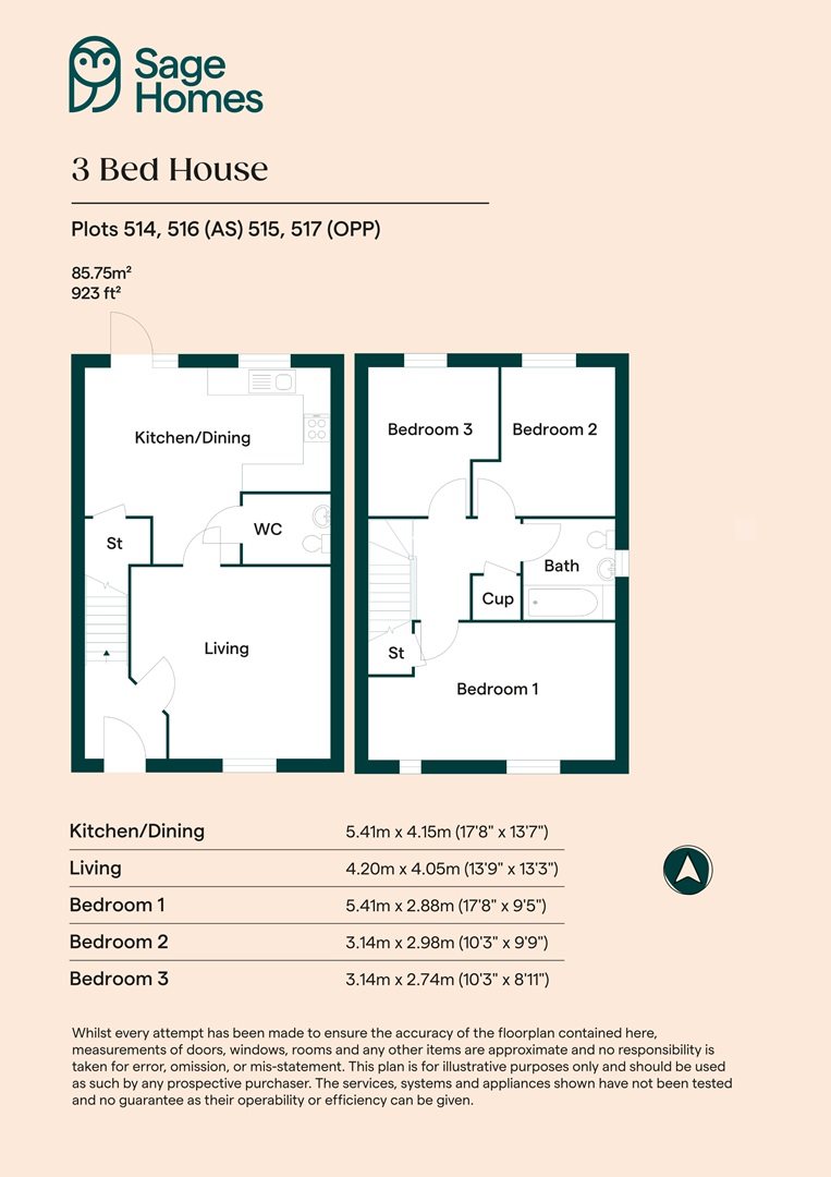 Anemone Way, Holdingham Sleaford Lincolnshire floorplan