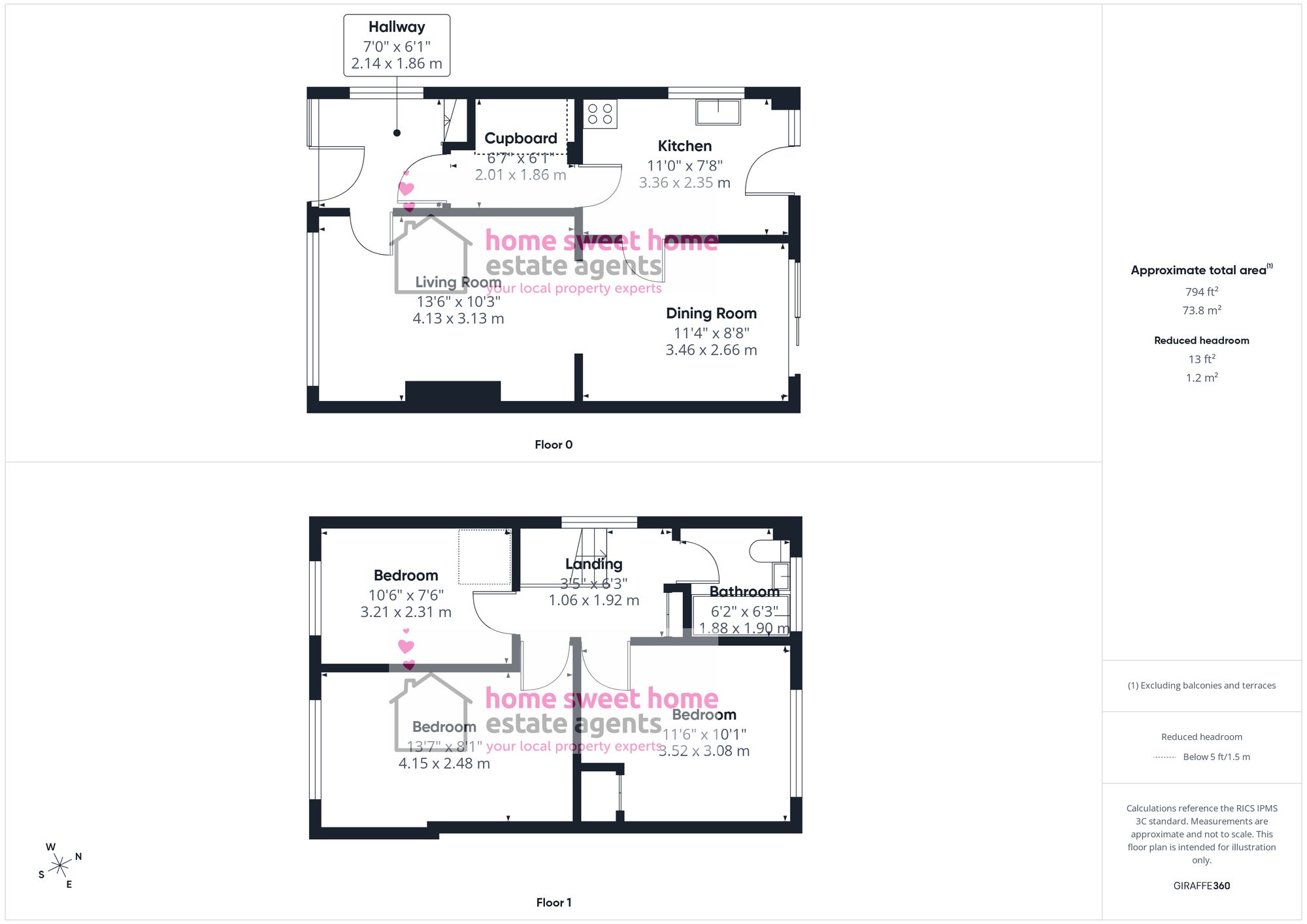 83 Drakies Avenue, Inverness floorplan