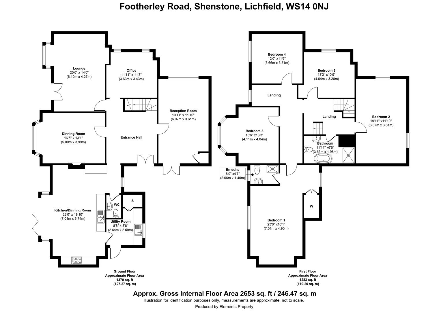 3, Footherley Road, Lichfield floorplan