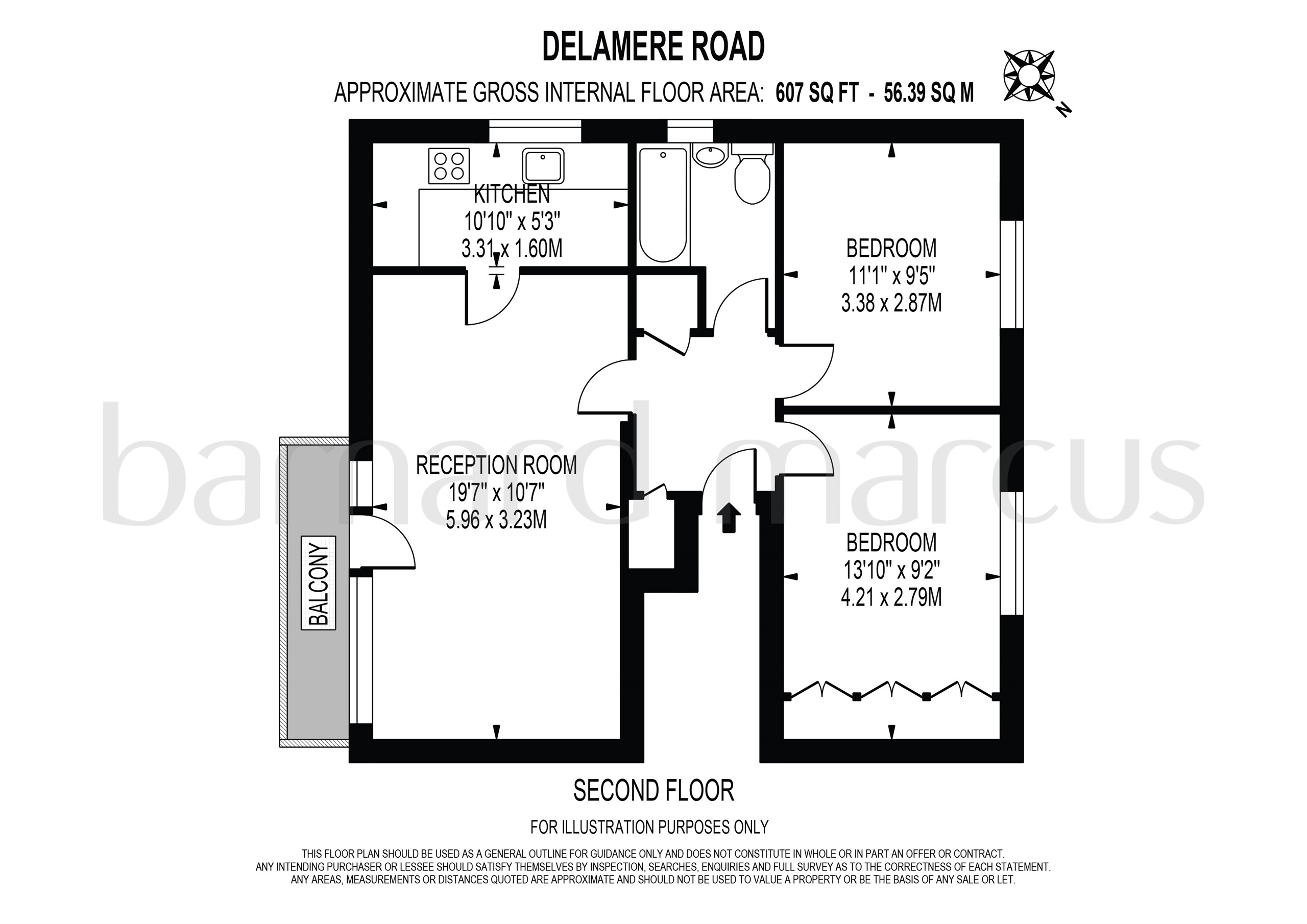 Delamere Road, London floorplan