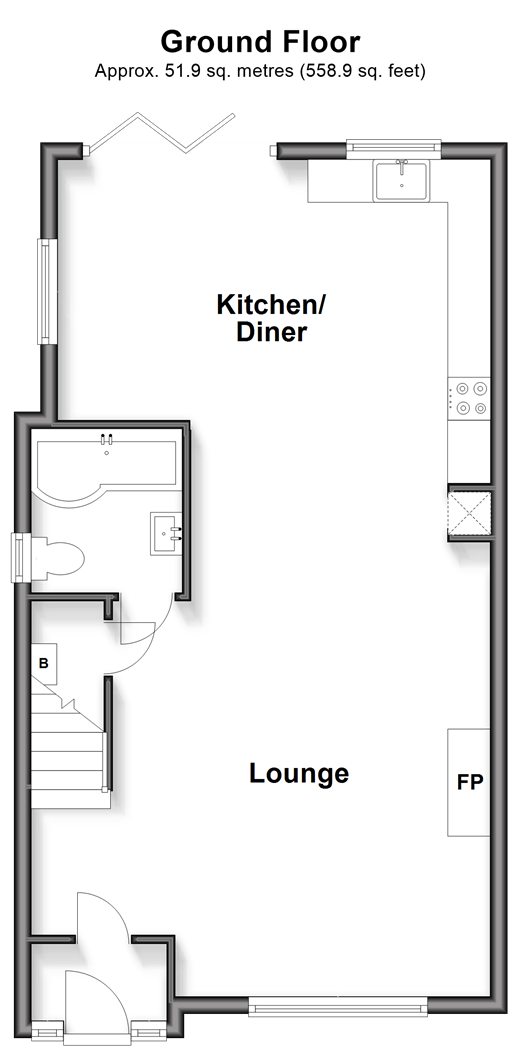 Prospect Road, Broadstairs floorplan