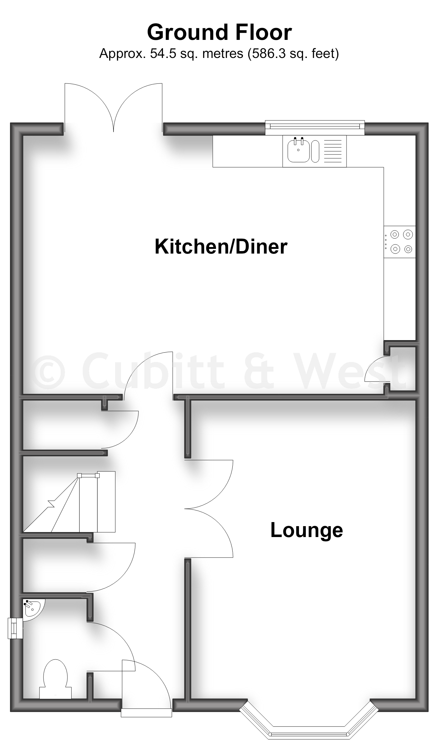 41, Union Road, Portsmouth floorplan