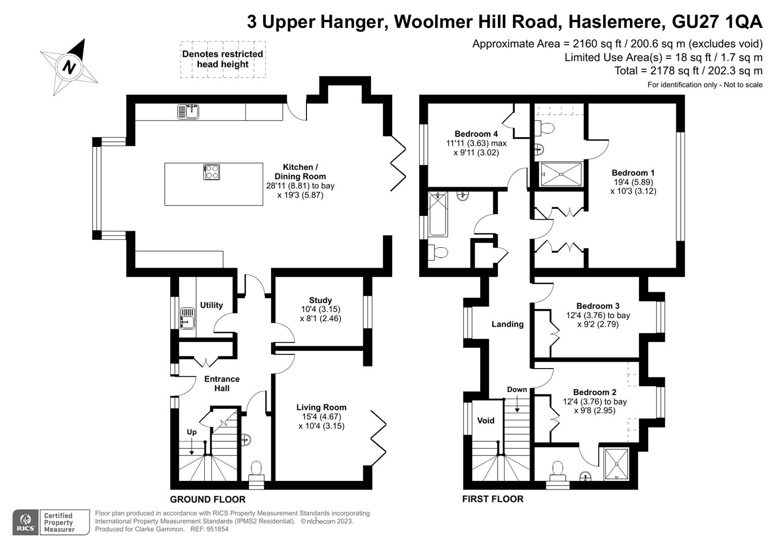 3 Upper Hanger, Woolmer Hill Road, Haslemere floorplan