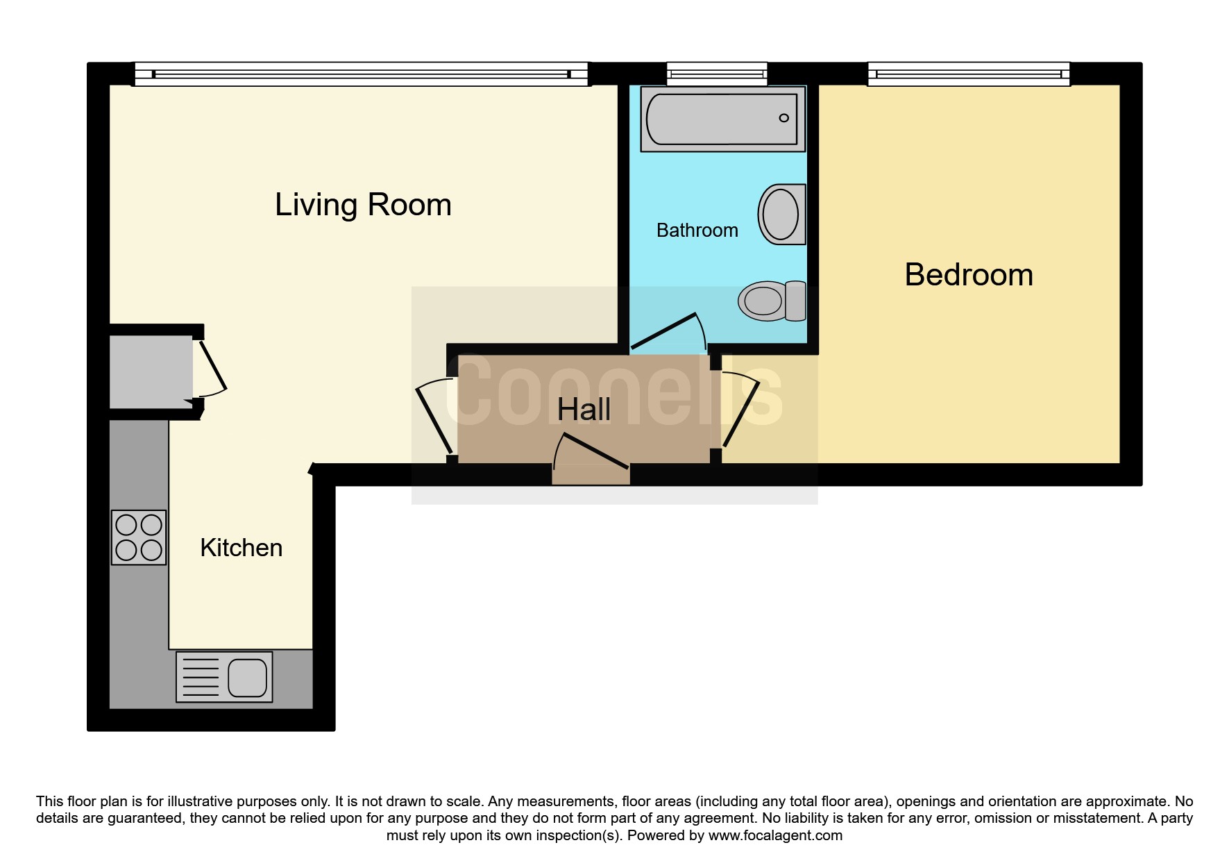 Flat 28, Kingfisher House, 61, Walton Street, Aylesbury floorplan