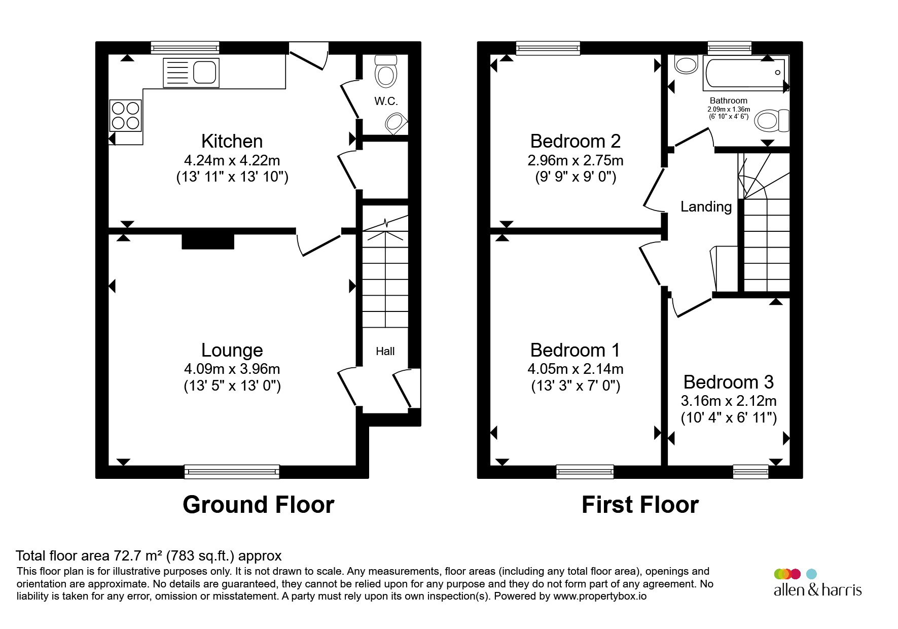95, Sloper Road, Cardiff floorplan