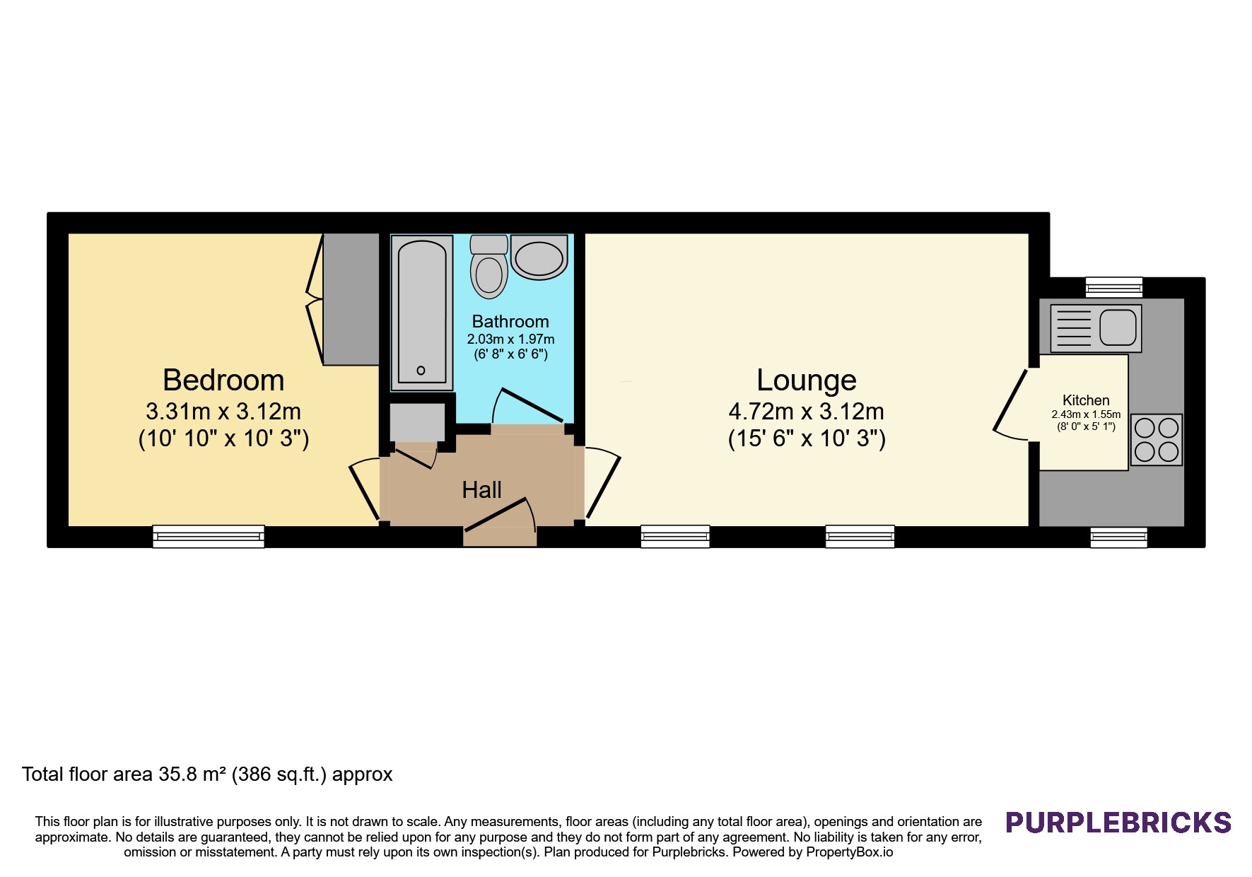 Flat 10/Boxgrove House, Priors Acre, Boxgrove, Chichester floorplan